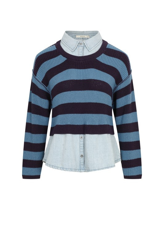 SWEATER NAVY/DENIM