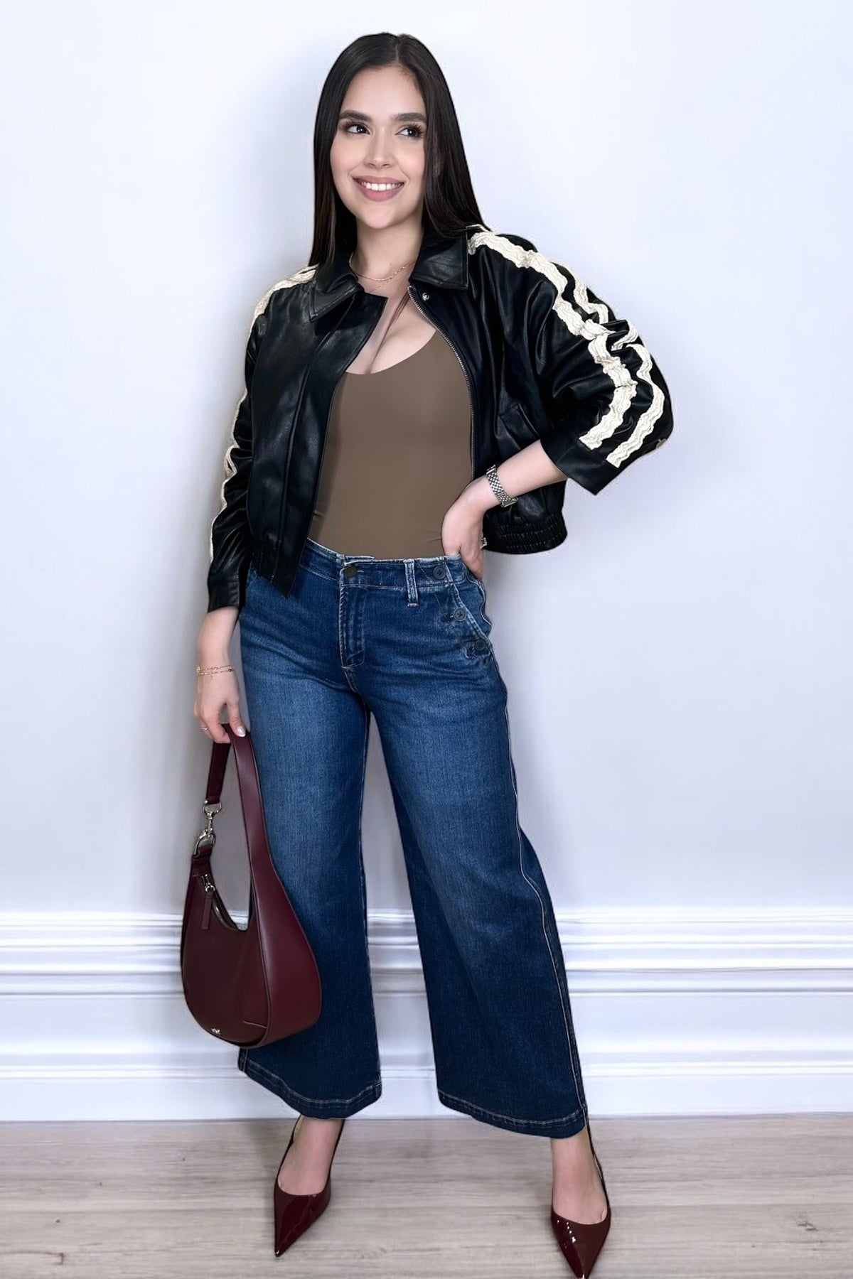 MOCHA CONTOUR BODYSUIT