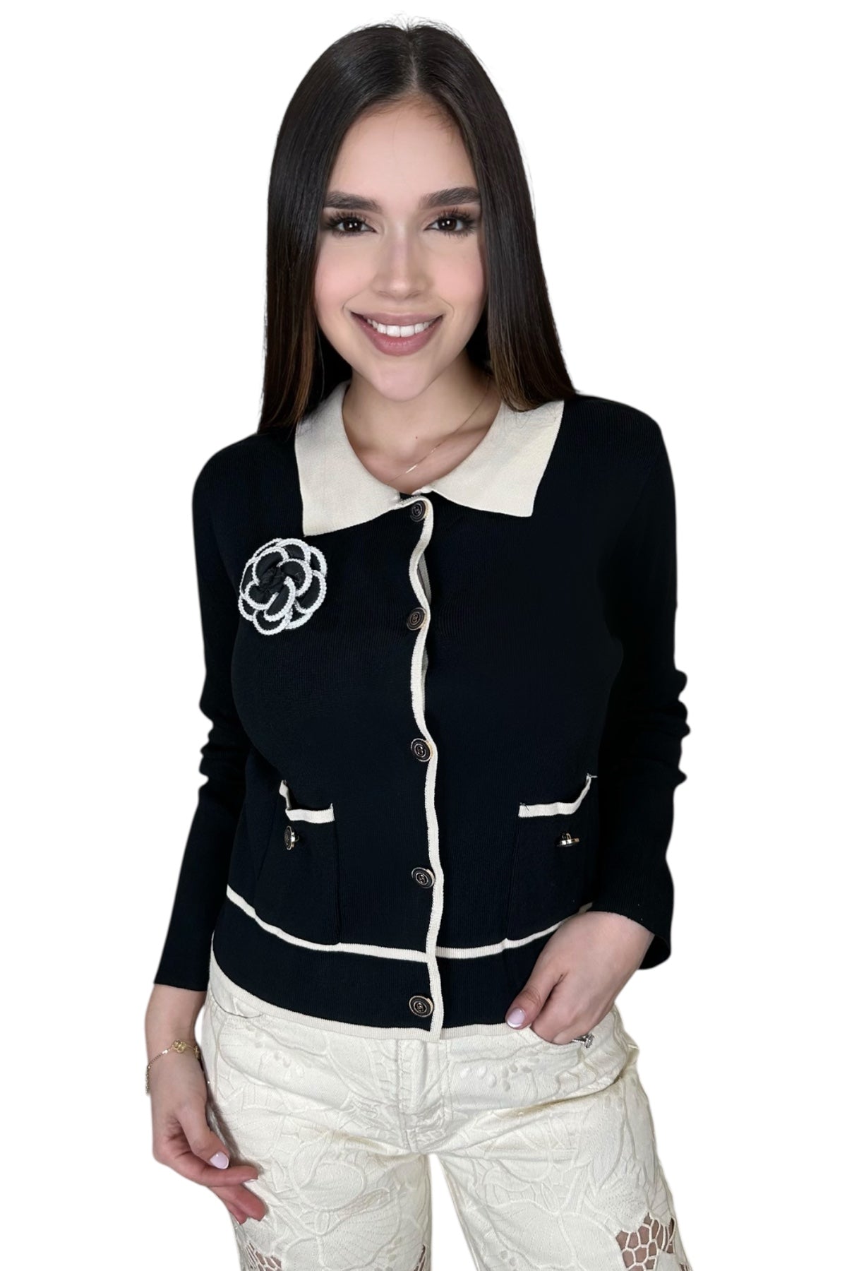 ELEGANT SWEATER - BLACK