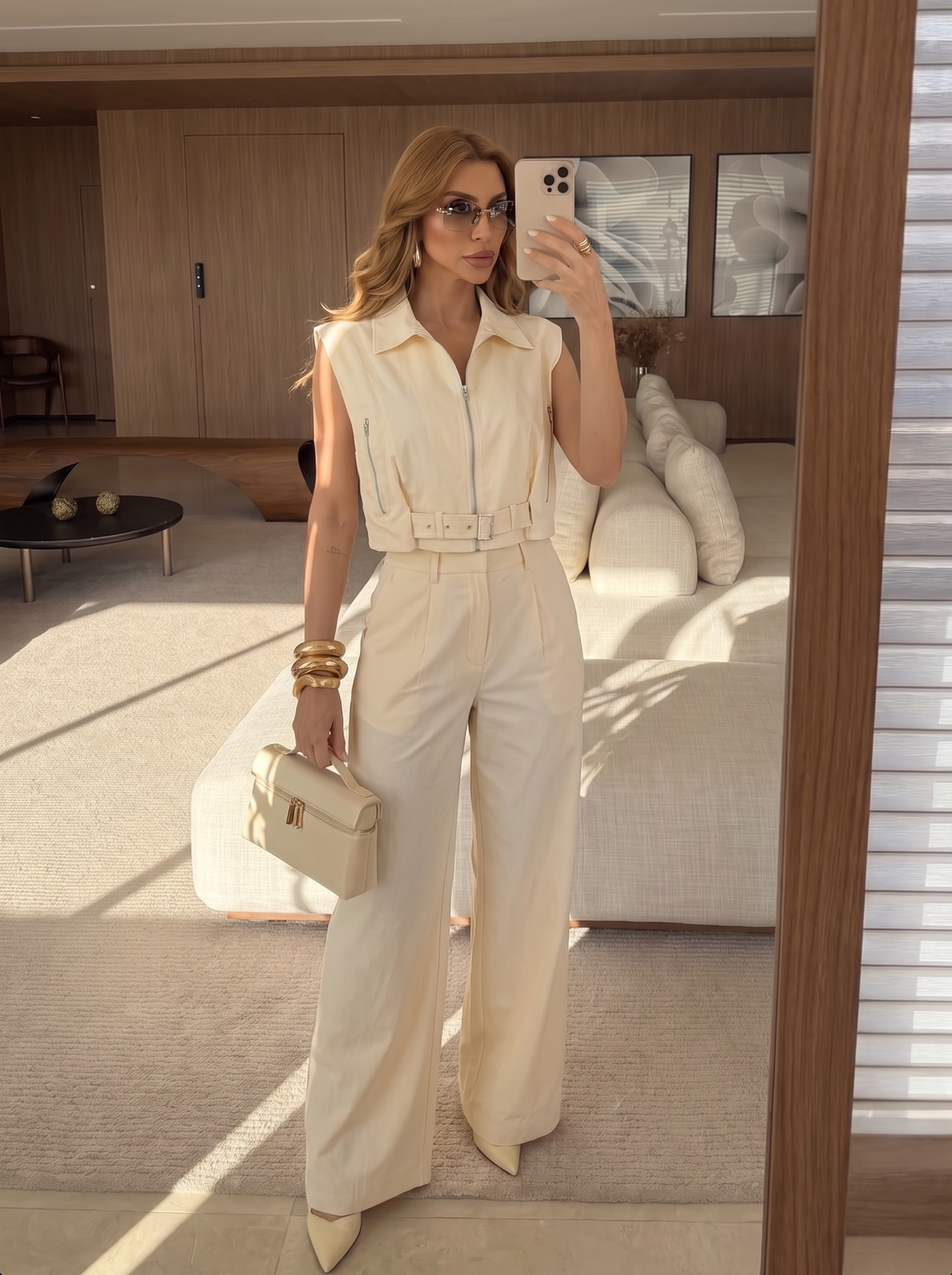 CITY GIRL PANT SET - YELLOW