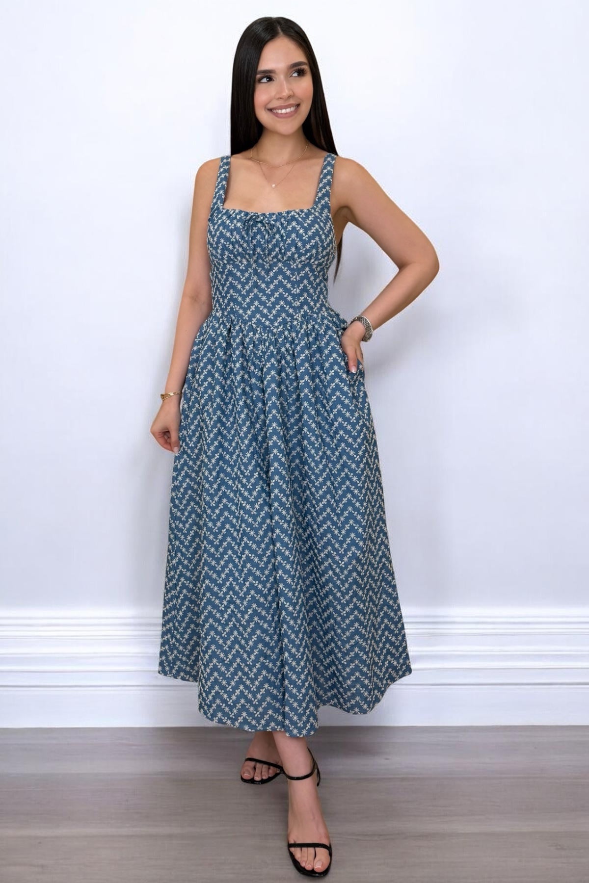 ADORE EMBROIDERED DRESS