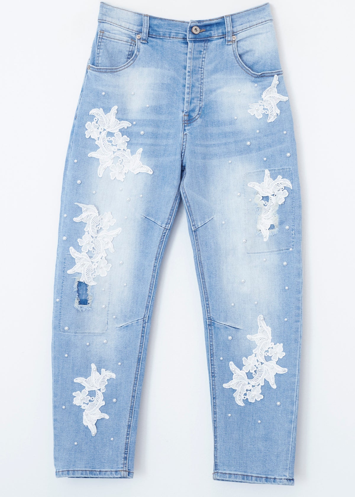 PEARL EMBROIDERED JEAN