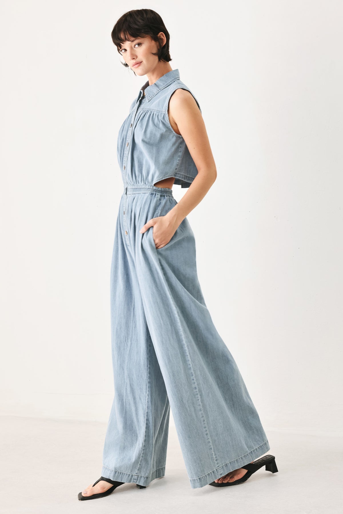 DENIM JUMPSUIT