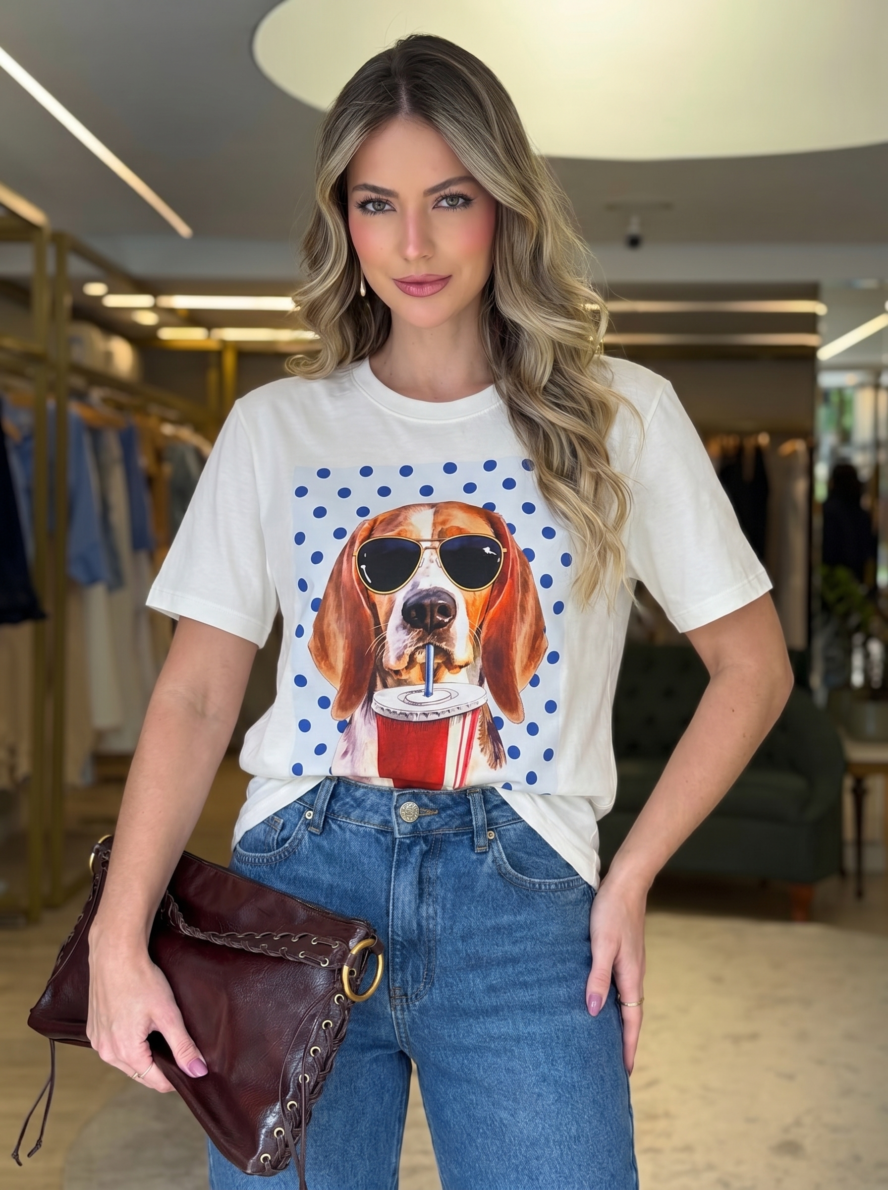 DOGGIE POLKA TOP