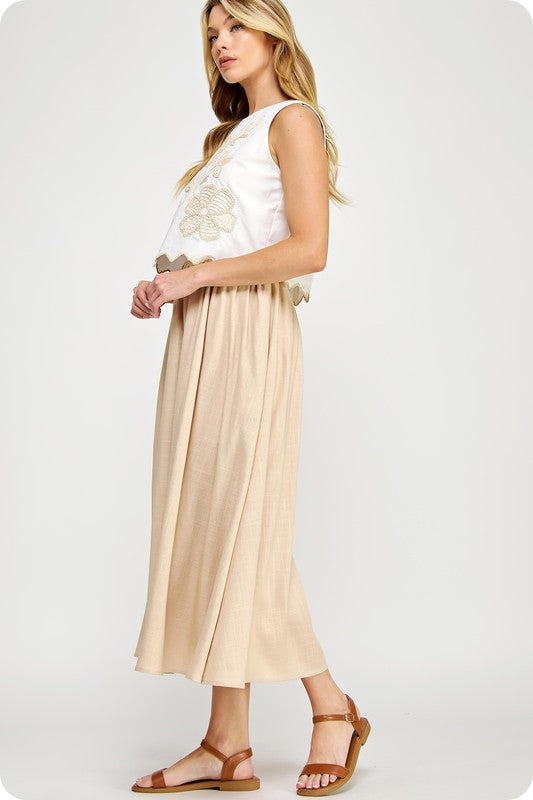 LESLIE EMBROIDERED DRESS