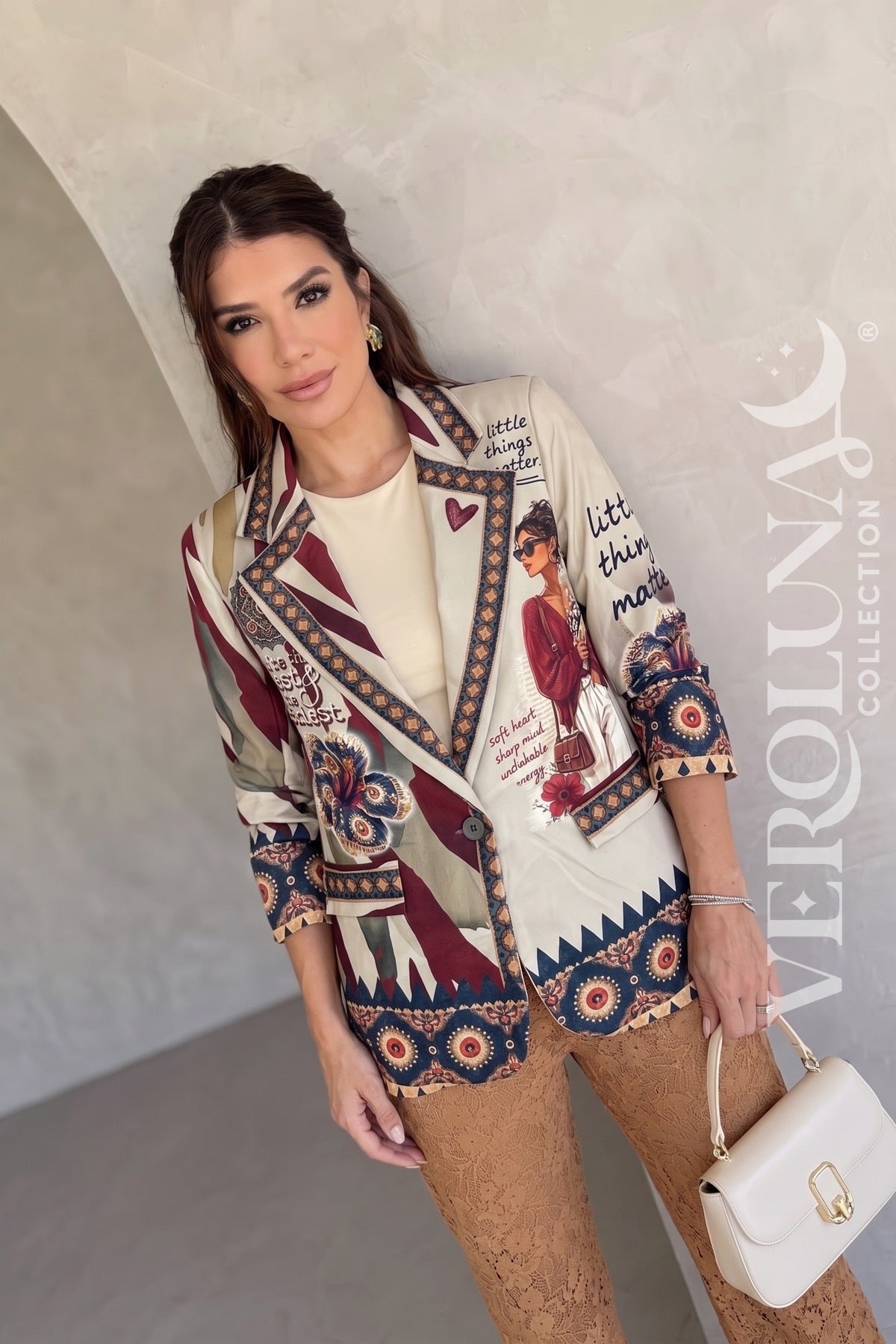 ITALIAN PRINT DESIGN BLAZER