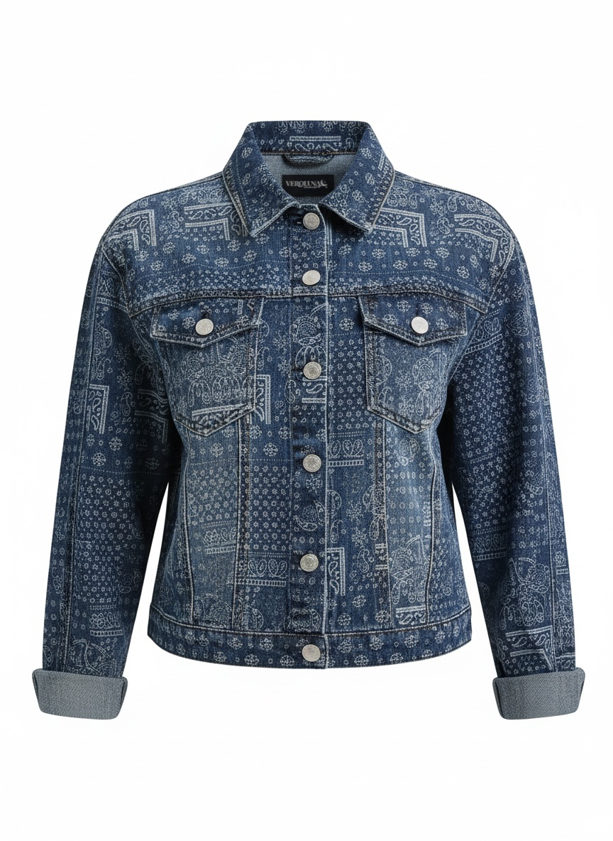 DENIM RISEN JACKET