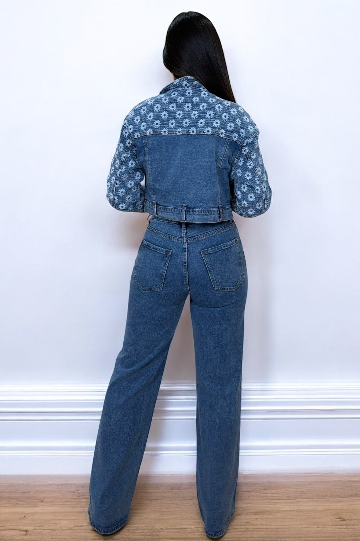 LA FLORE DENIM SET
