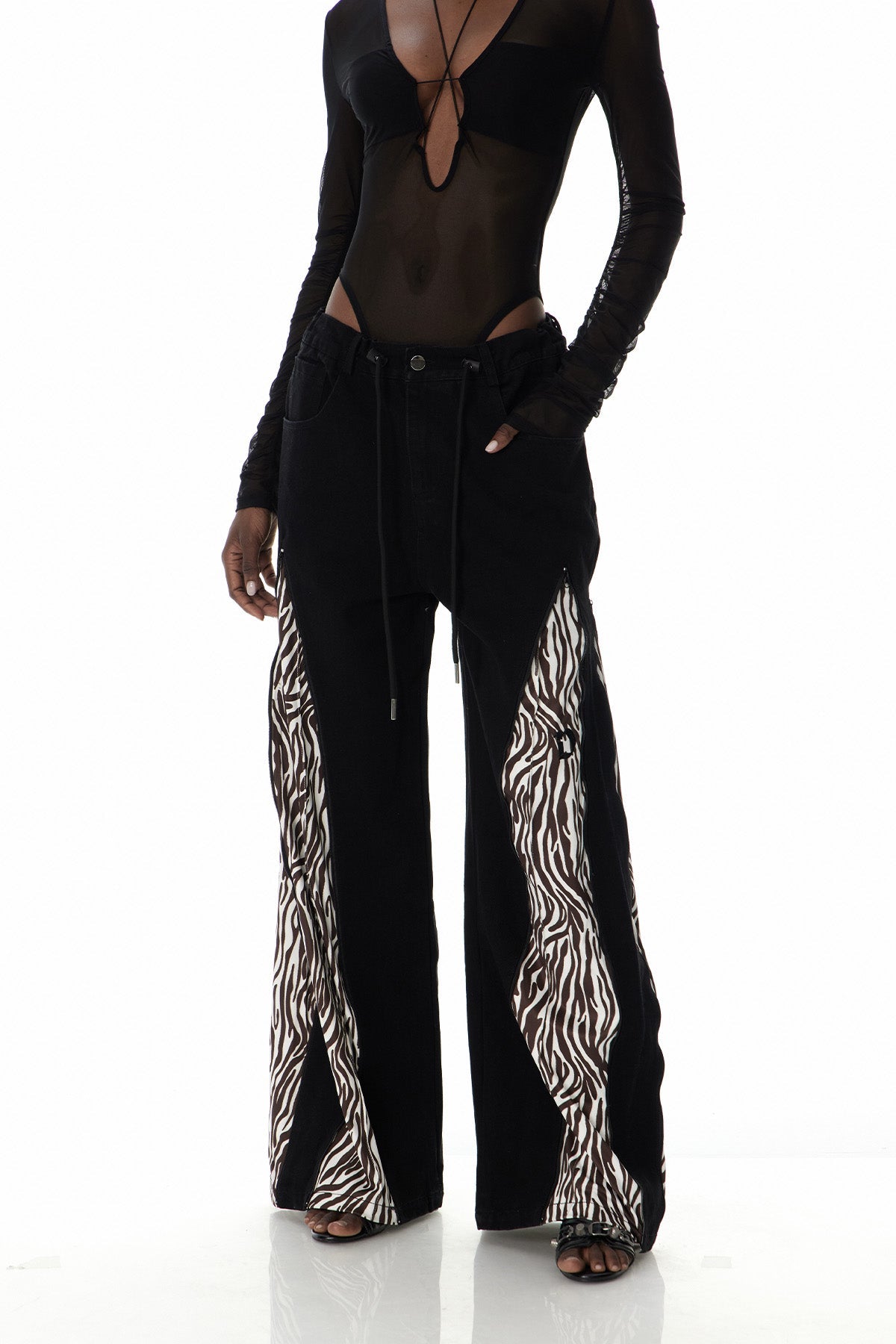 WILD ZEBRA DESIGNER JEANS