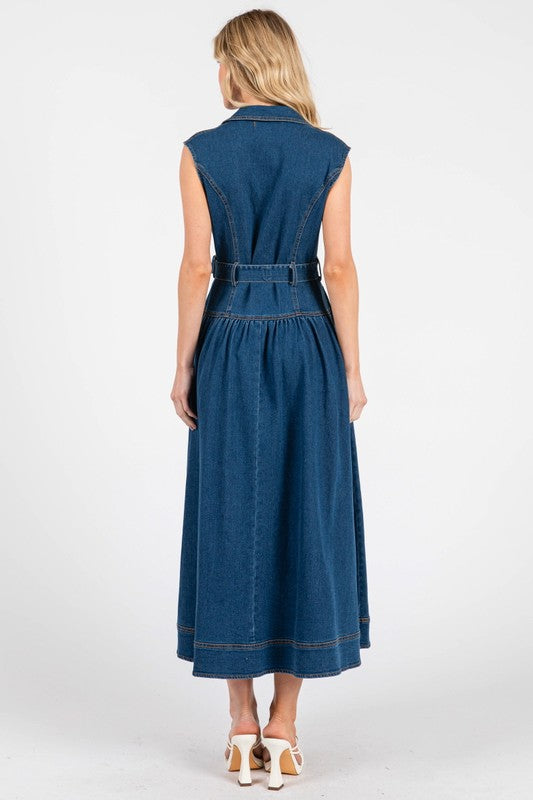 LORENA DENIM DRESS