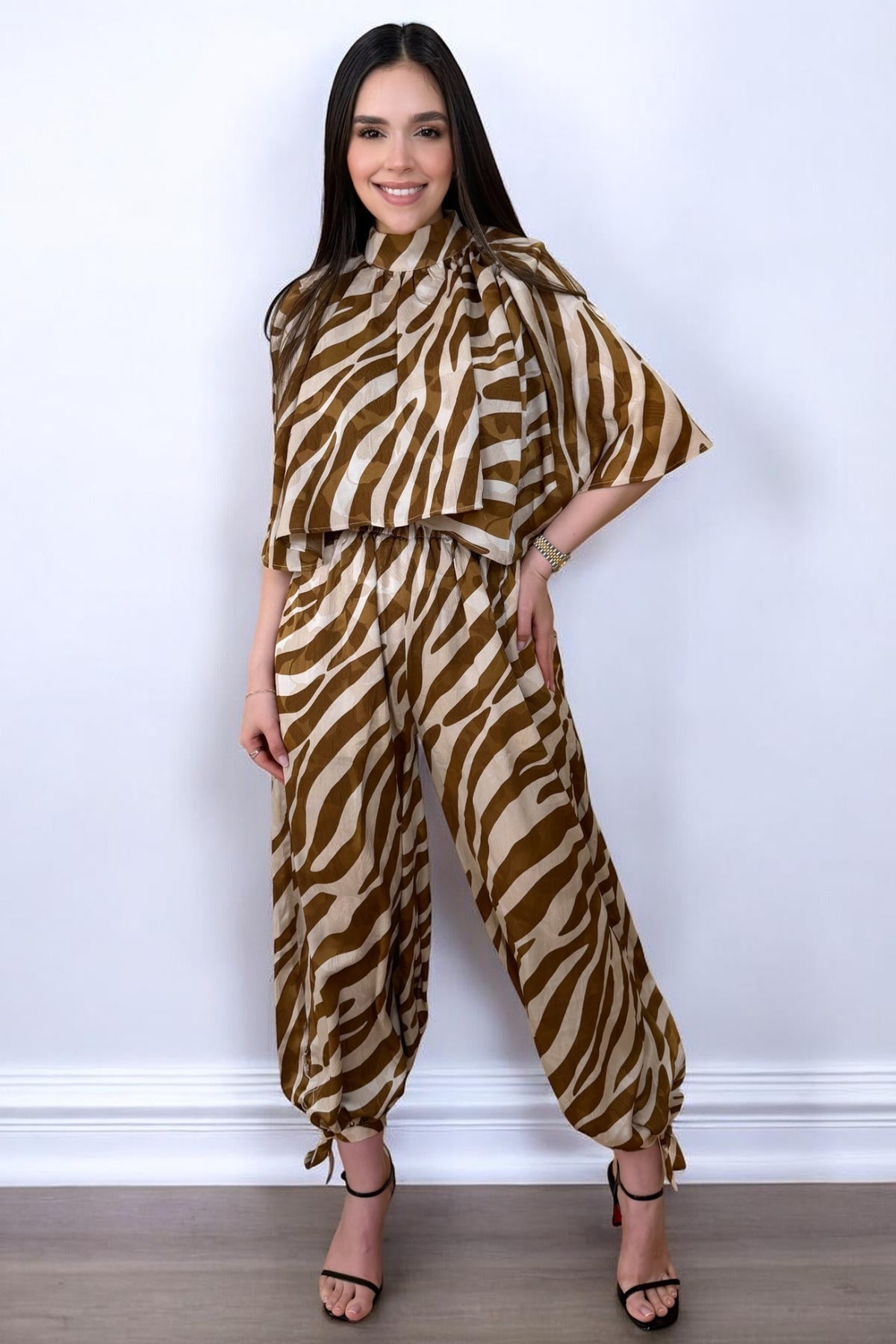 GOLDEN ANIMAL PRINT SET