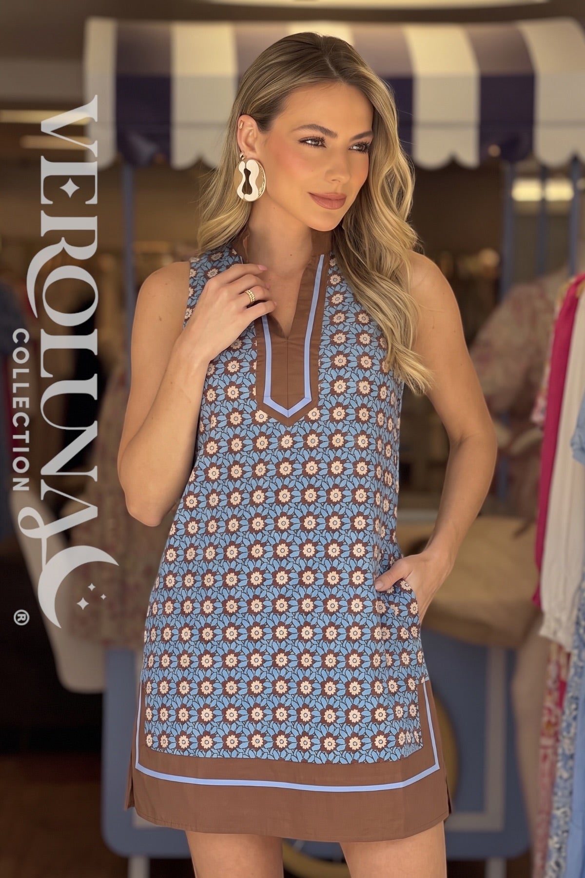 PRINT LUXE DRESS