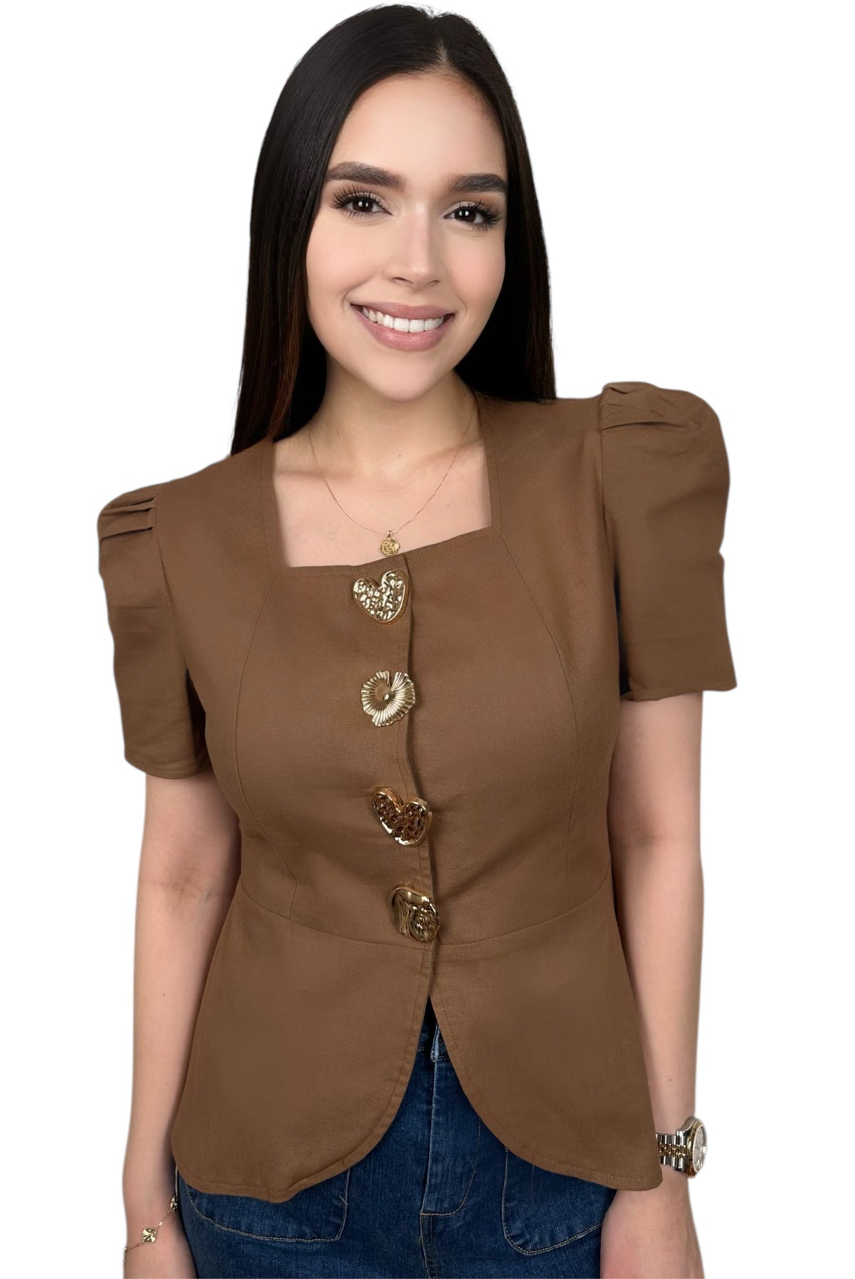 HEART LUXURY BLOUSE