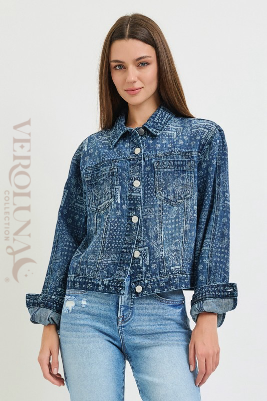 DENIM RISEN JACKET