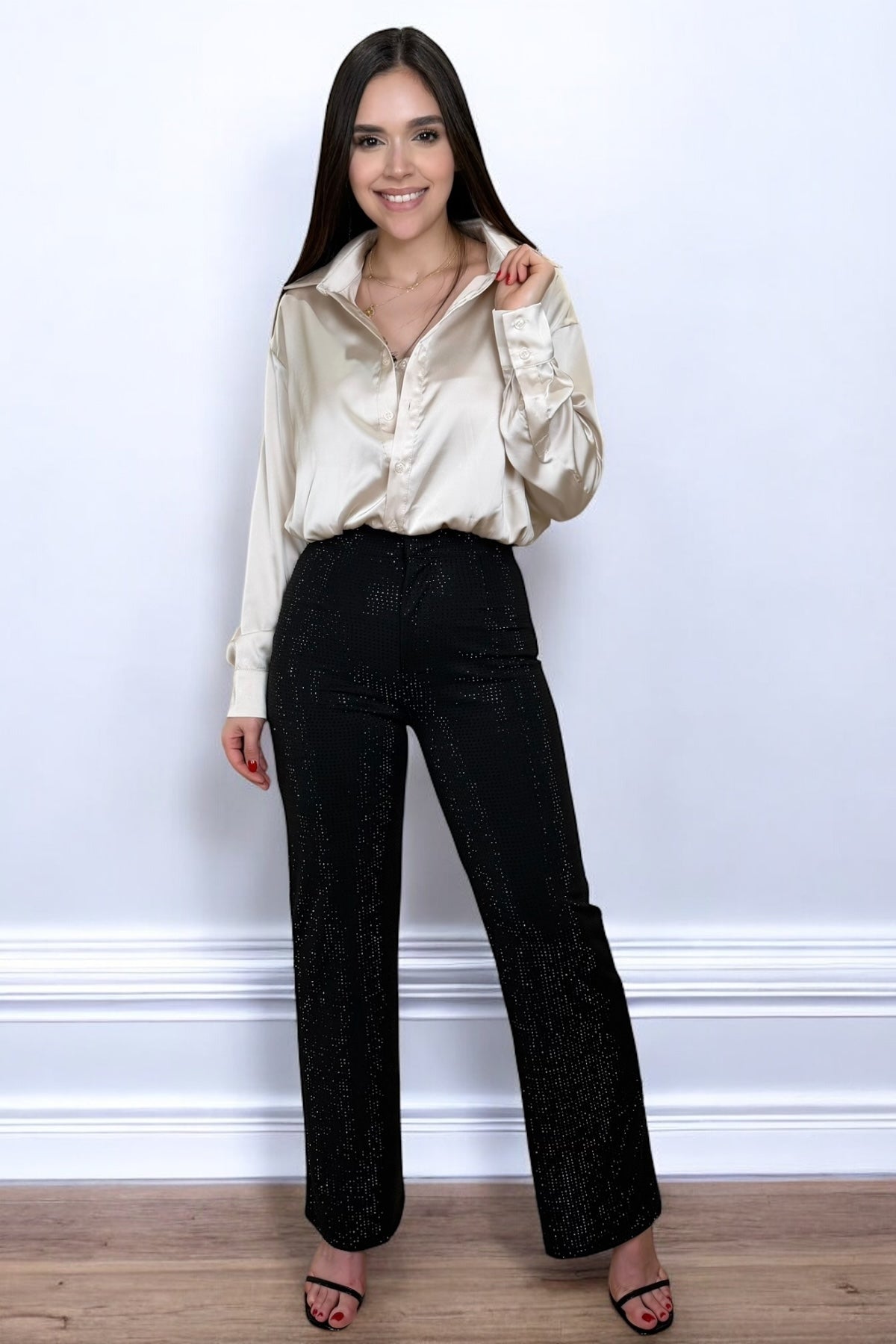 DIAMOND PANTS - BLACK