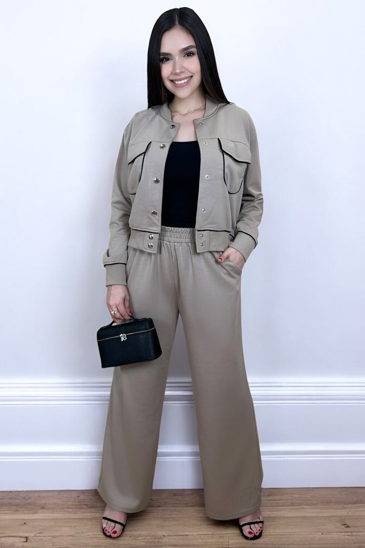 THE GREY CONTRAST BOMBER SET