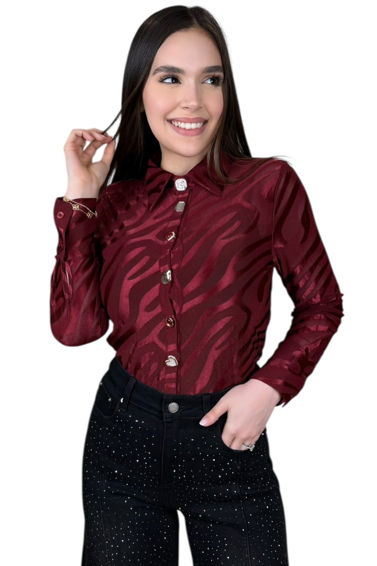 ROUGE GLAM BLOUSE