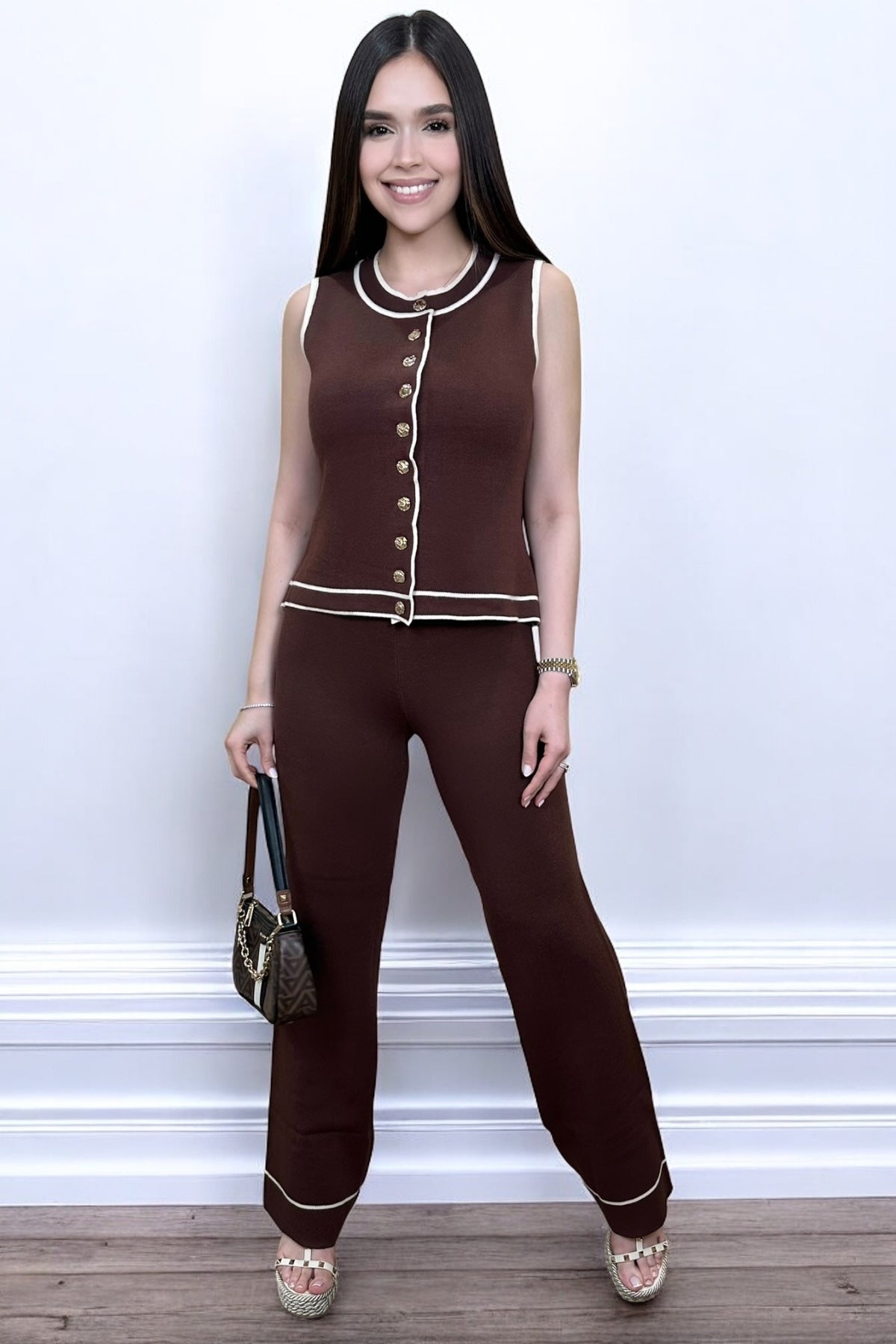 THE MOCHA KNITTED SET