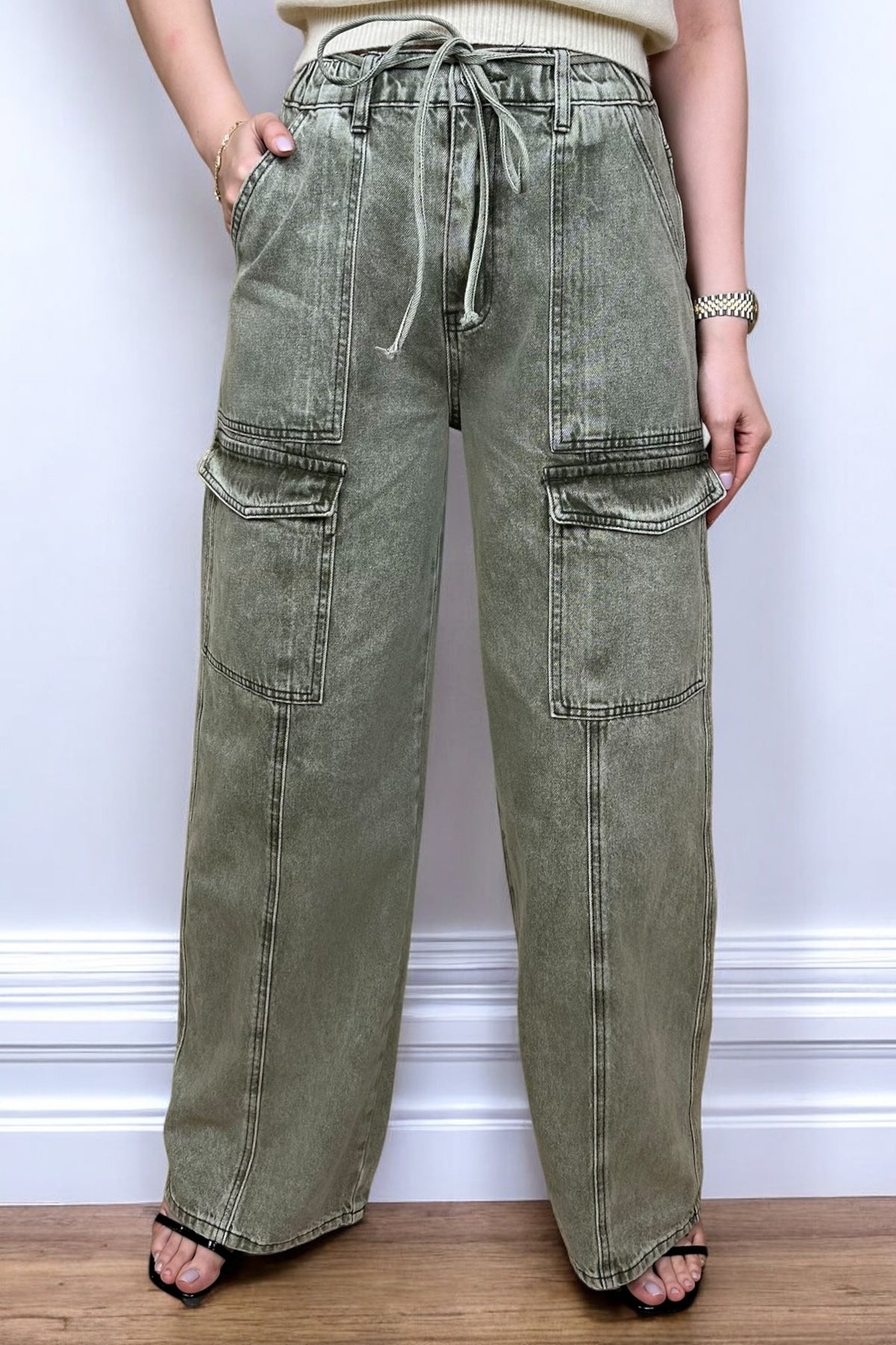 CARGO CHIC OLIVE