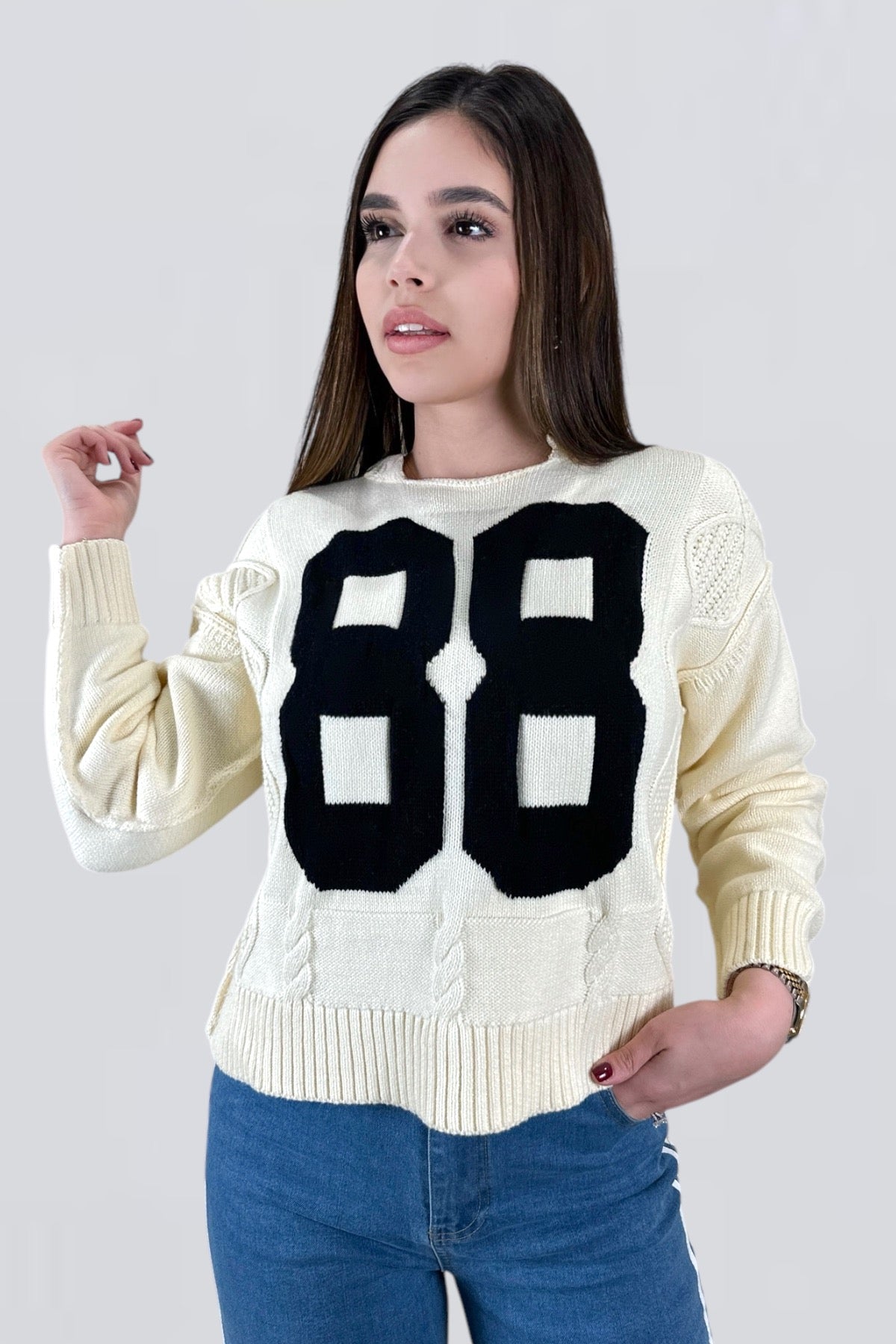 NEW YORK SWEATER - CREAM