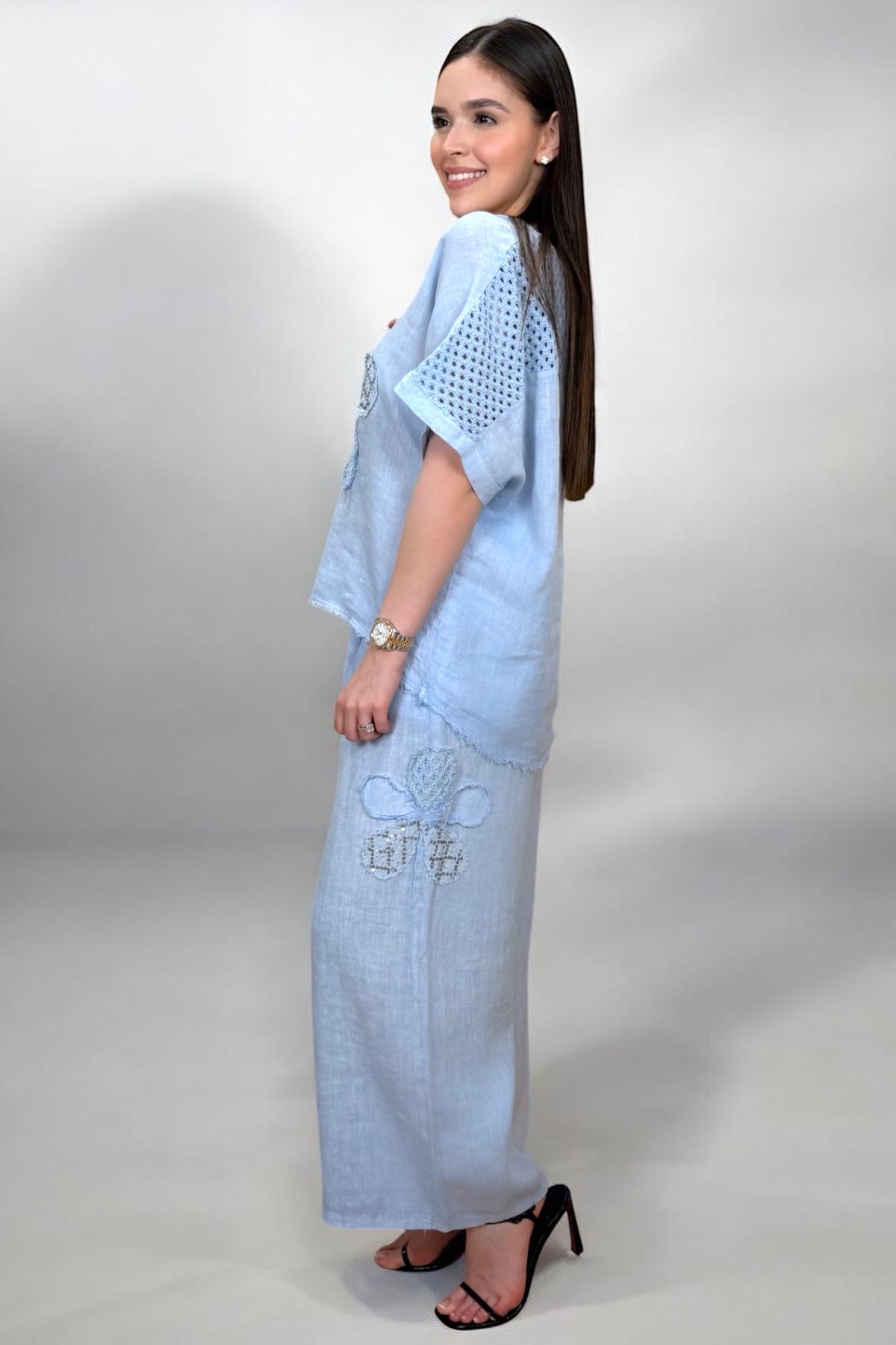 MILANO FLOR LINEN SET