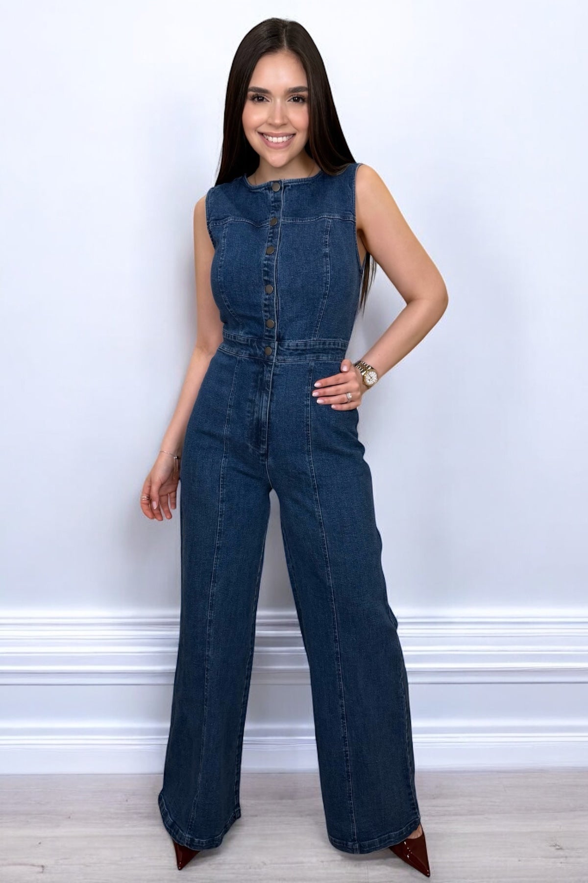 DENIM JUMPSUIT