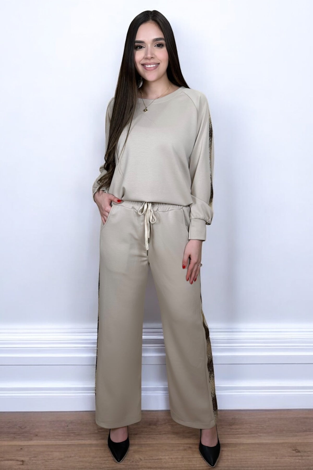 MILANO DIAMOND BEIGE SET