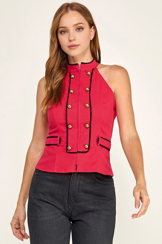 NAPOLEON TOP - RED