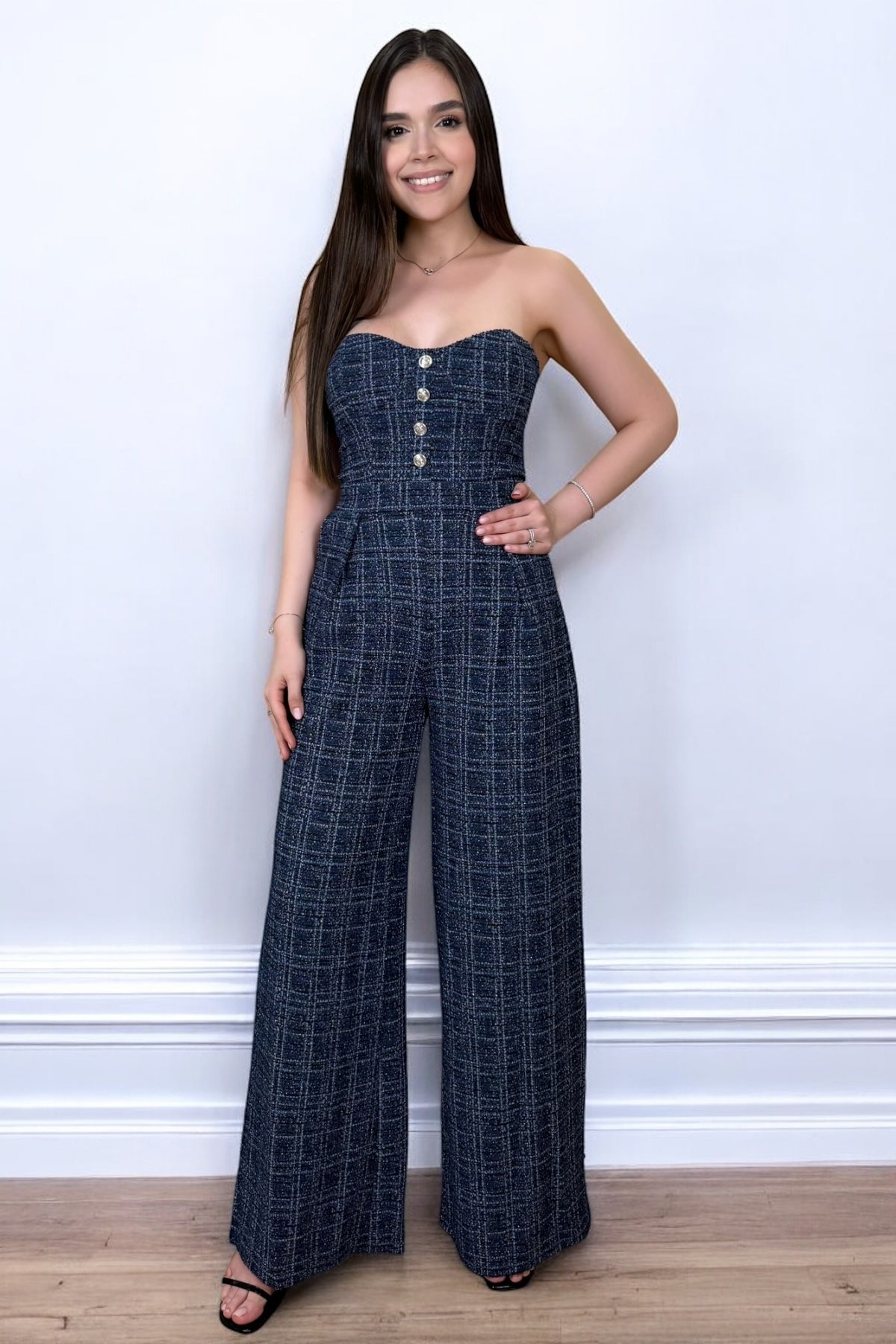 THE PERFECT TWEED JUMPSUIT