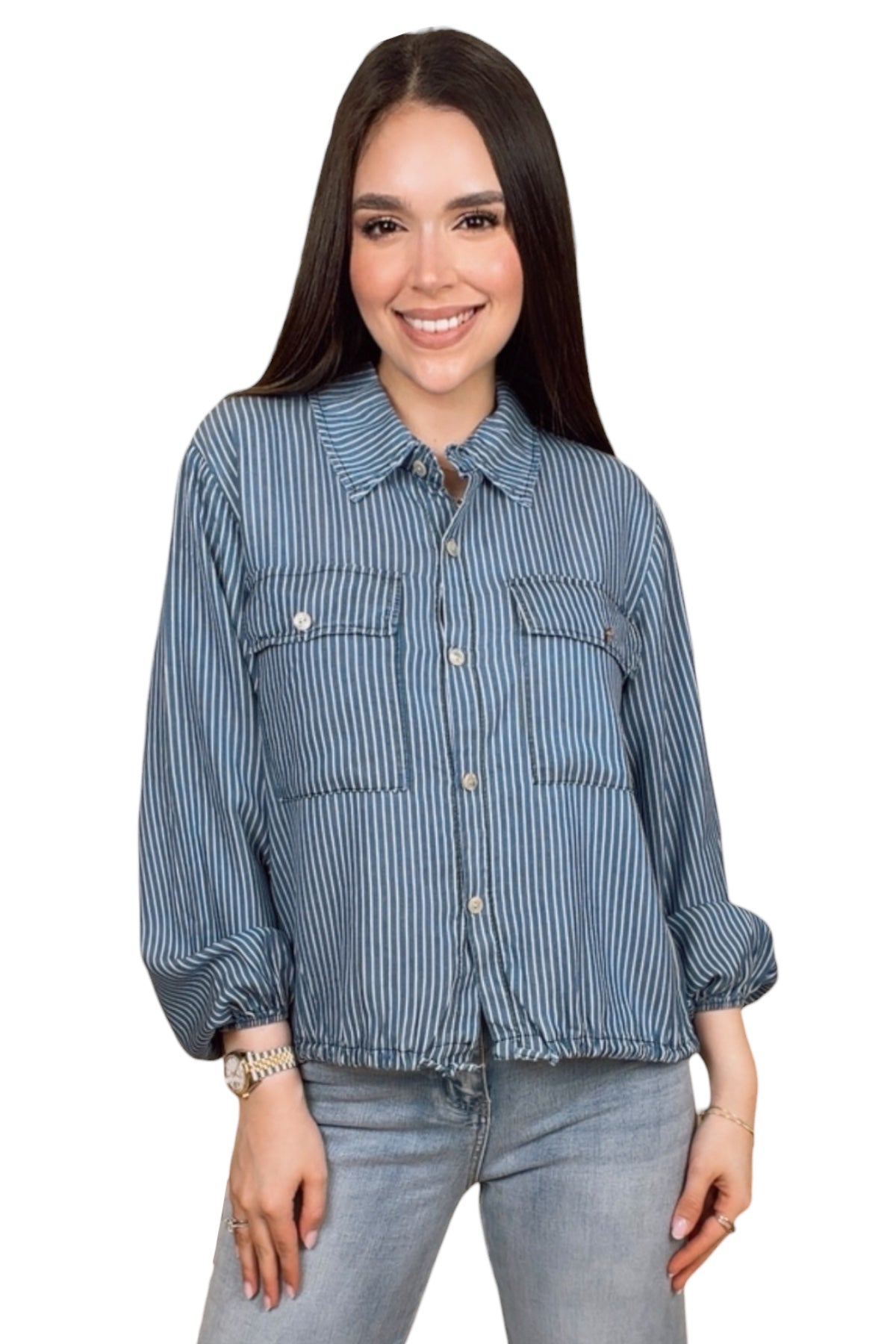 ITALIAN STRIPES BLOUSE