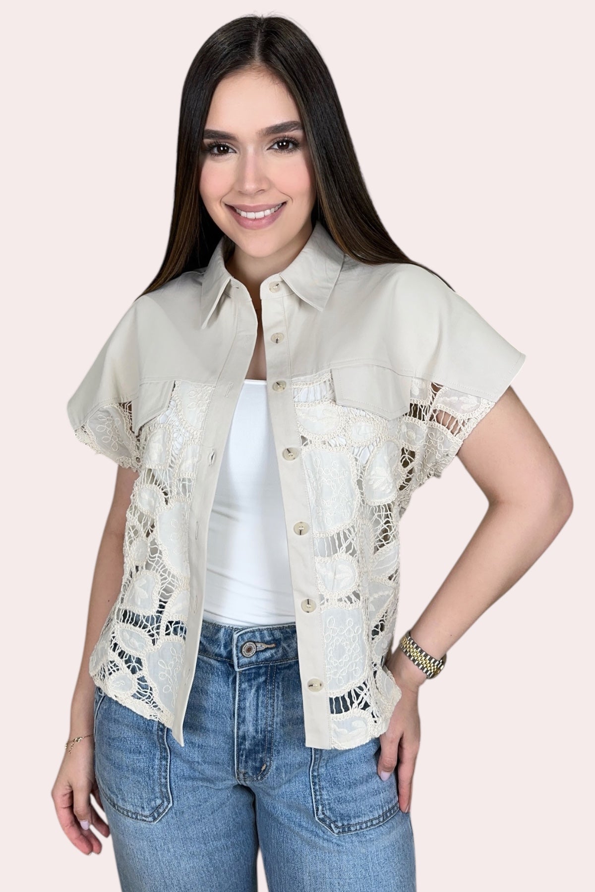 ALICE CROCHET VEST