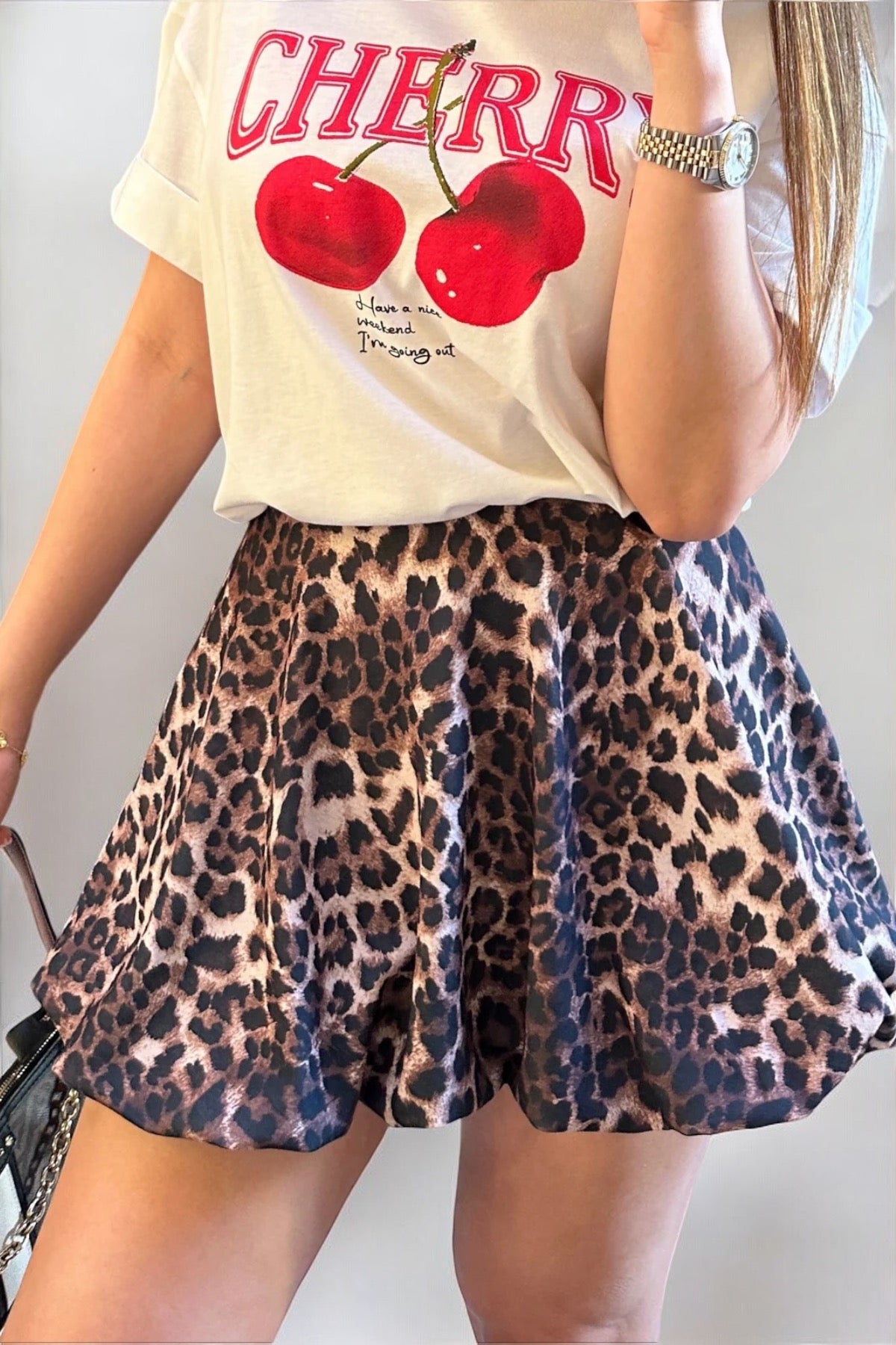 LEOPARD SKIRT