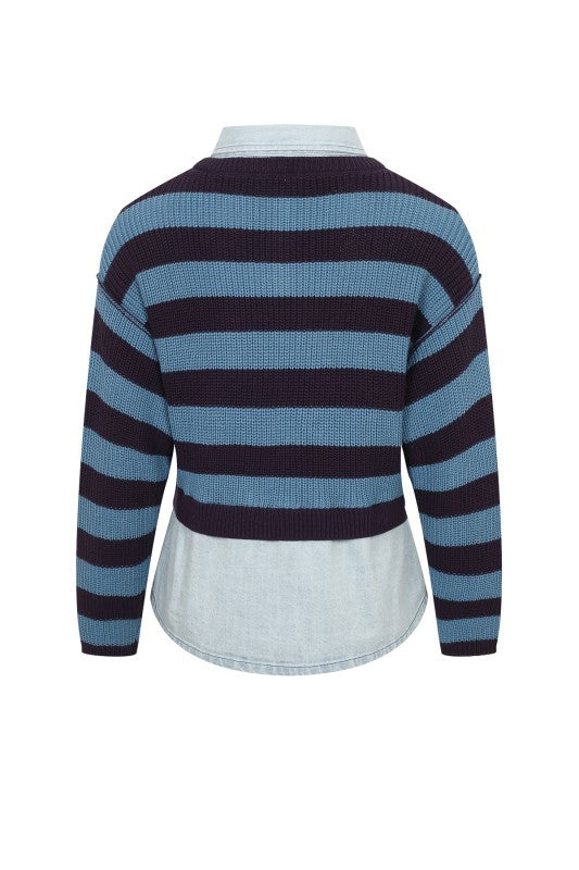 SWEATER NAVY/DENIM