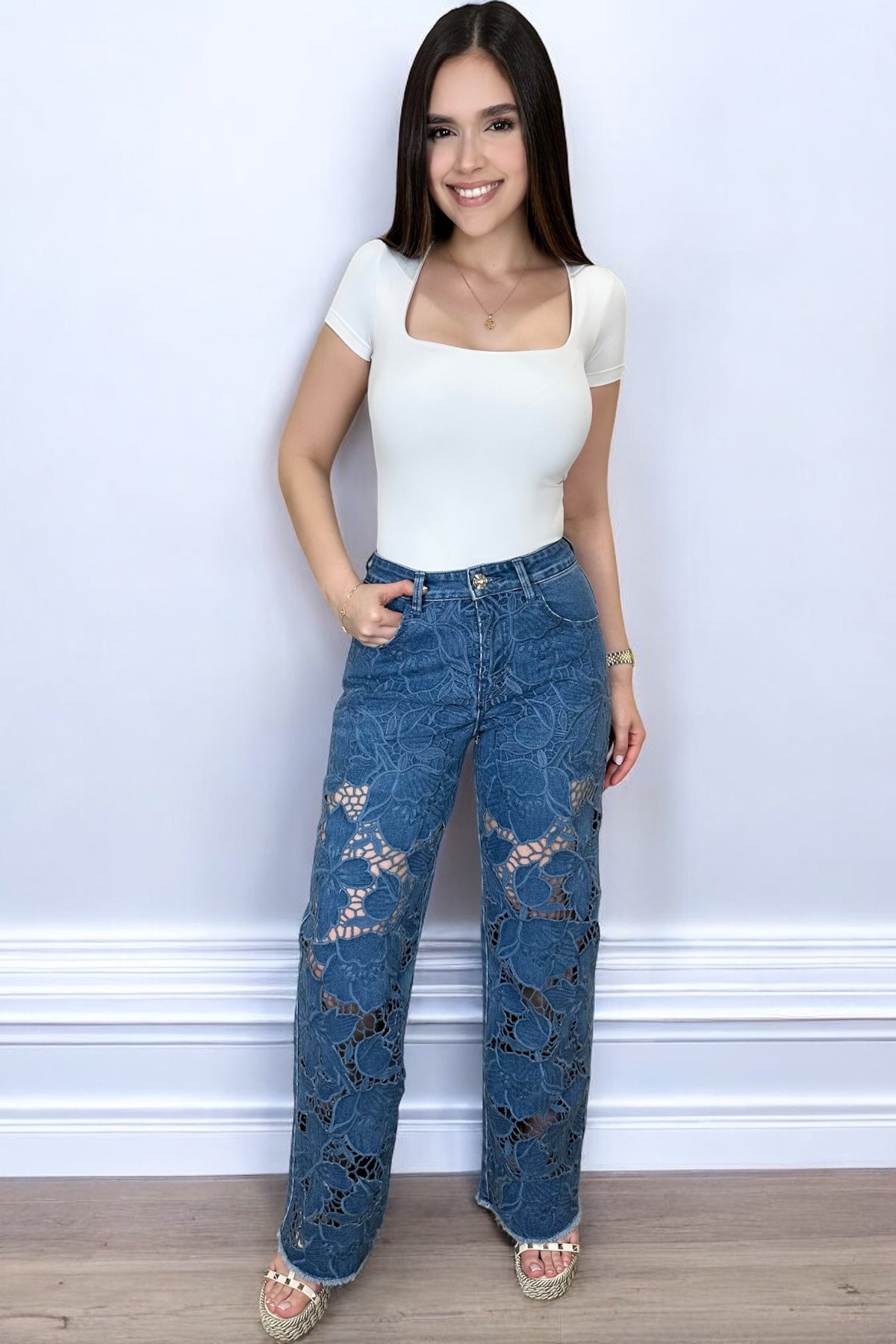 BORDADO JEANS - DENIM - BACK IN STOCK
