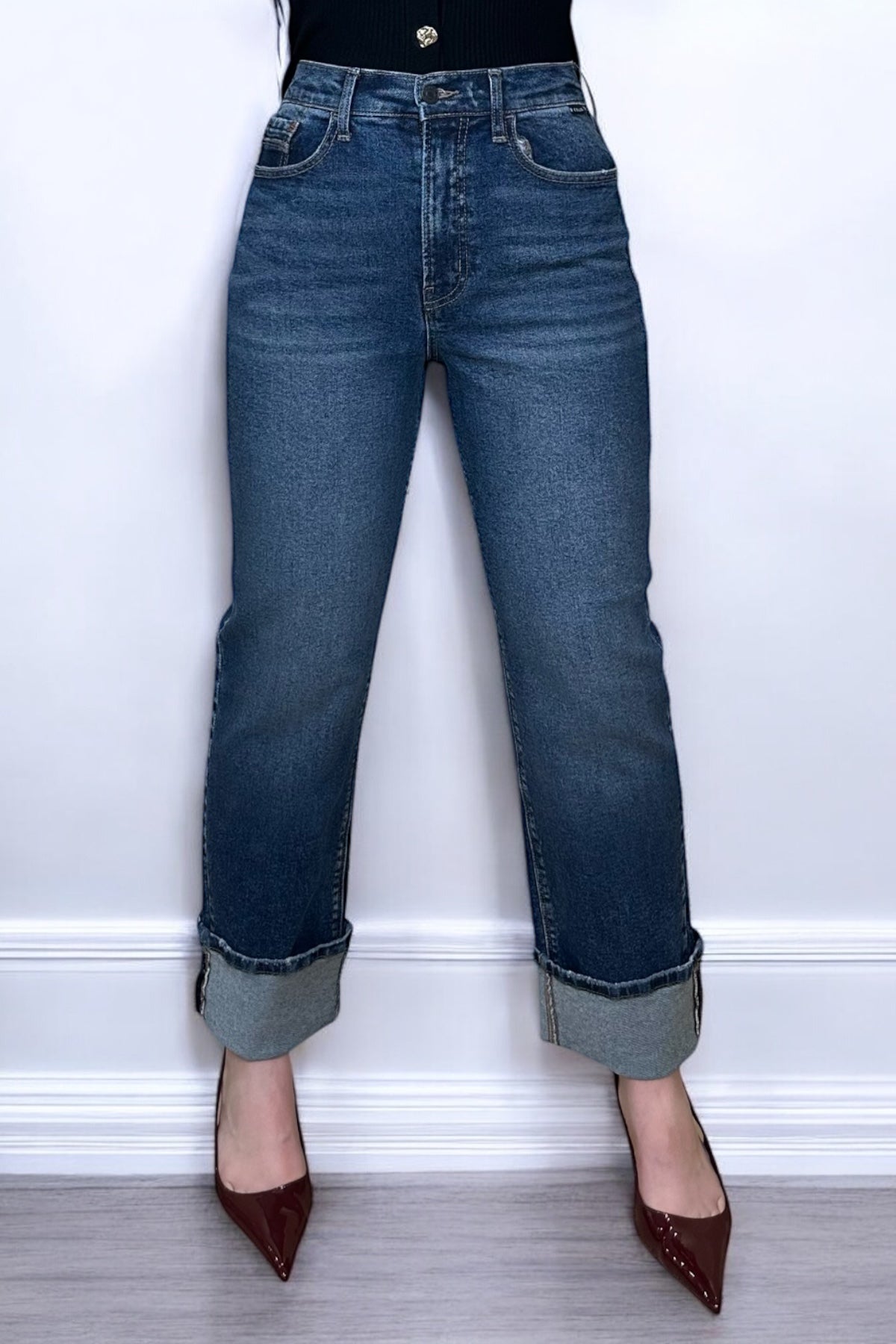 CLASSIC TURN-UP JEANS