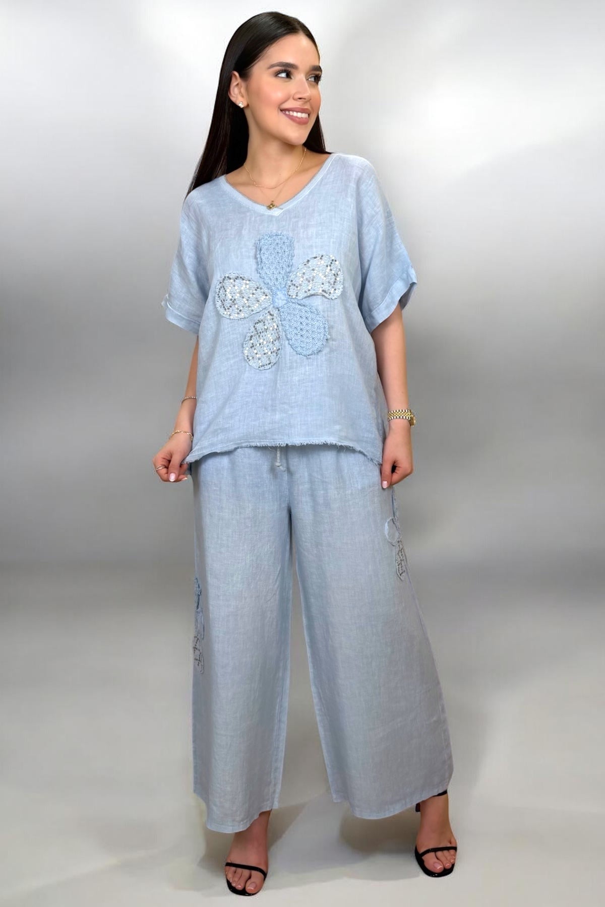 MILANO FLOR LINEN SET