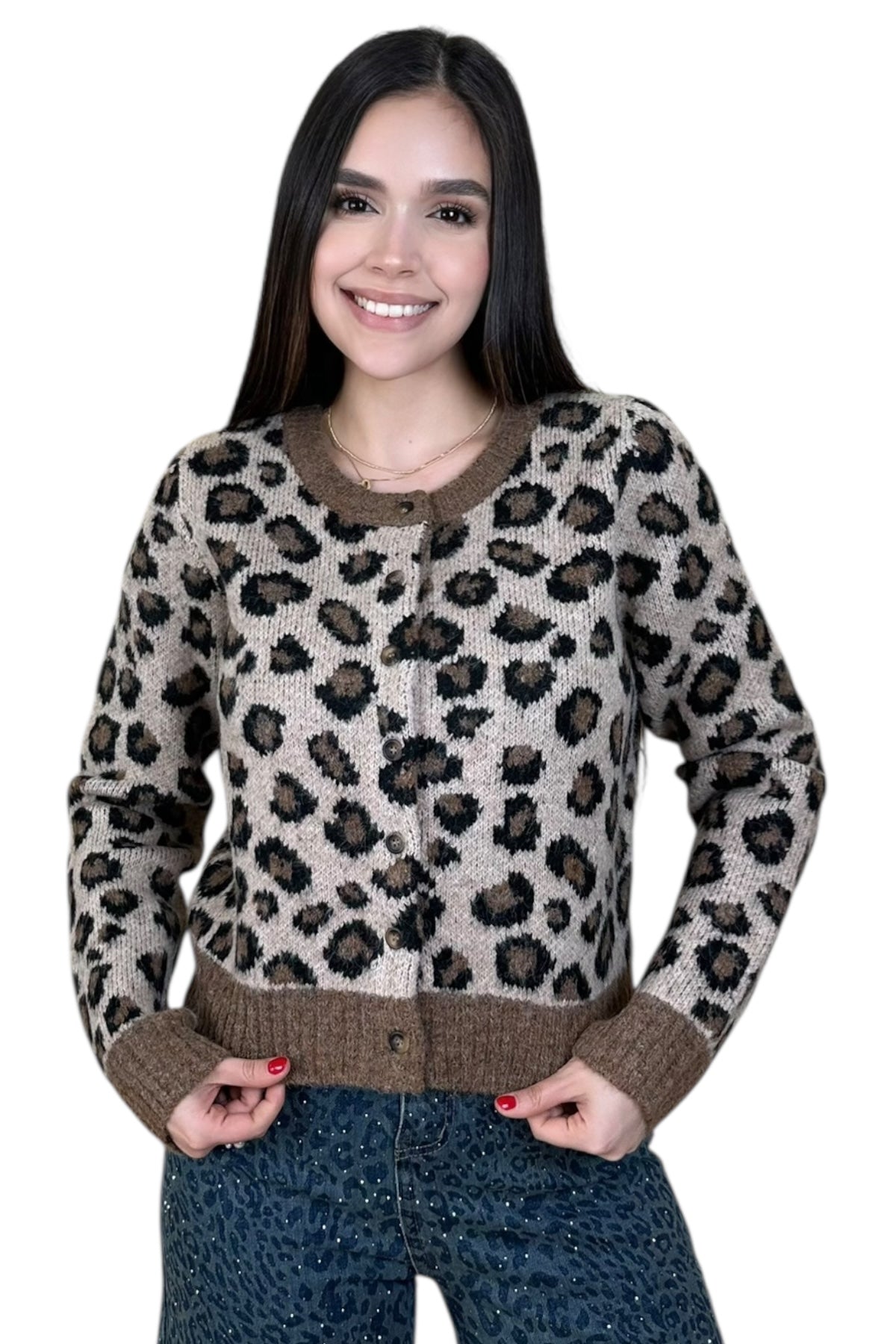 LEOPARD CARDIGAN