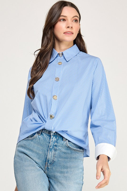 BLUE BLOUSE