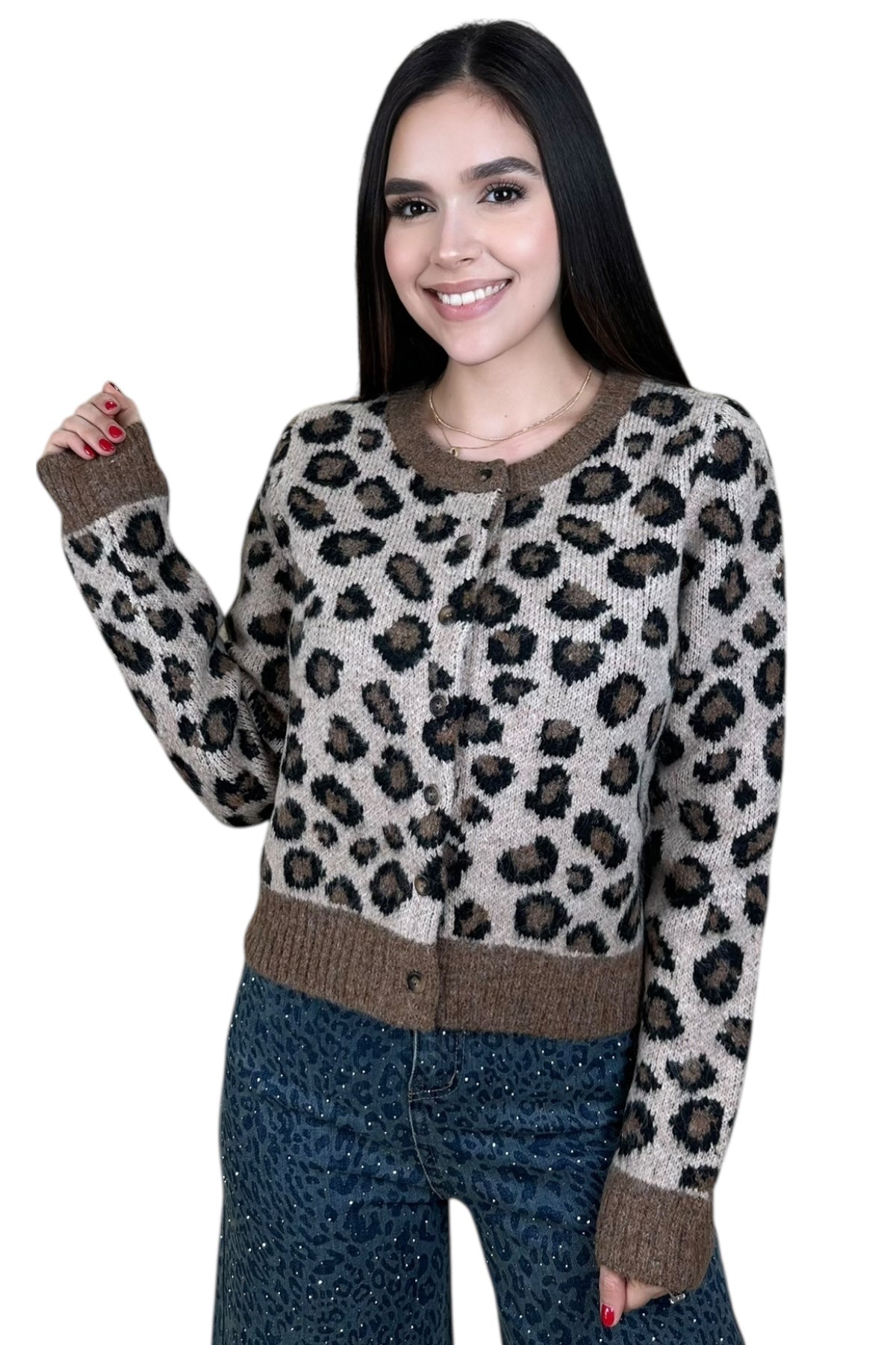 LEOPARD CARDIGAN