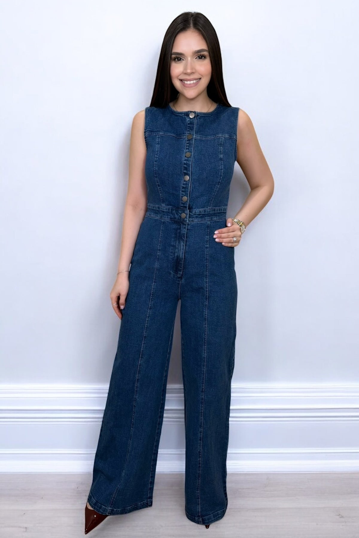 DENIM JUMPSUIT
