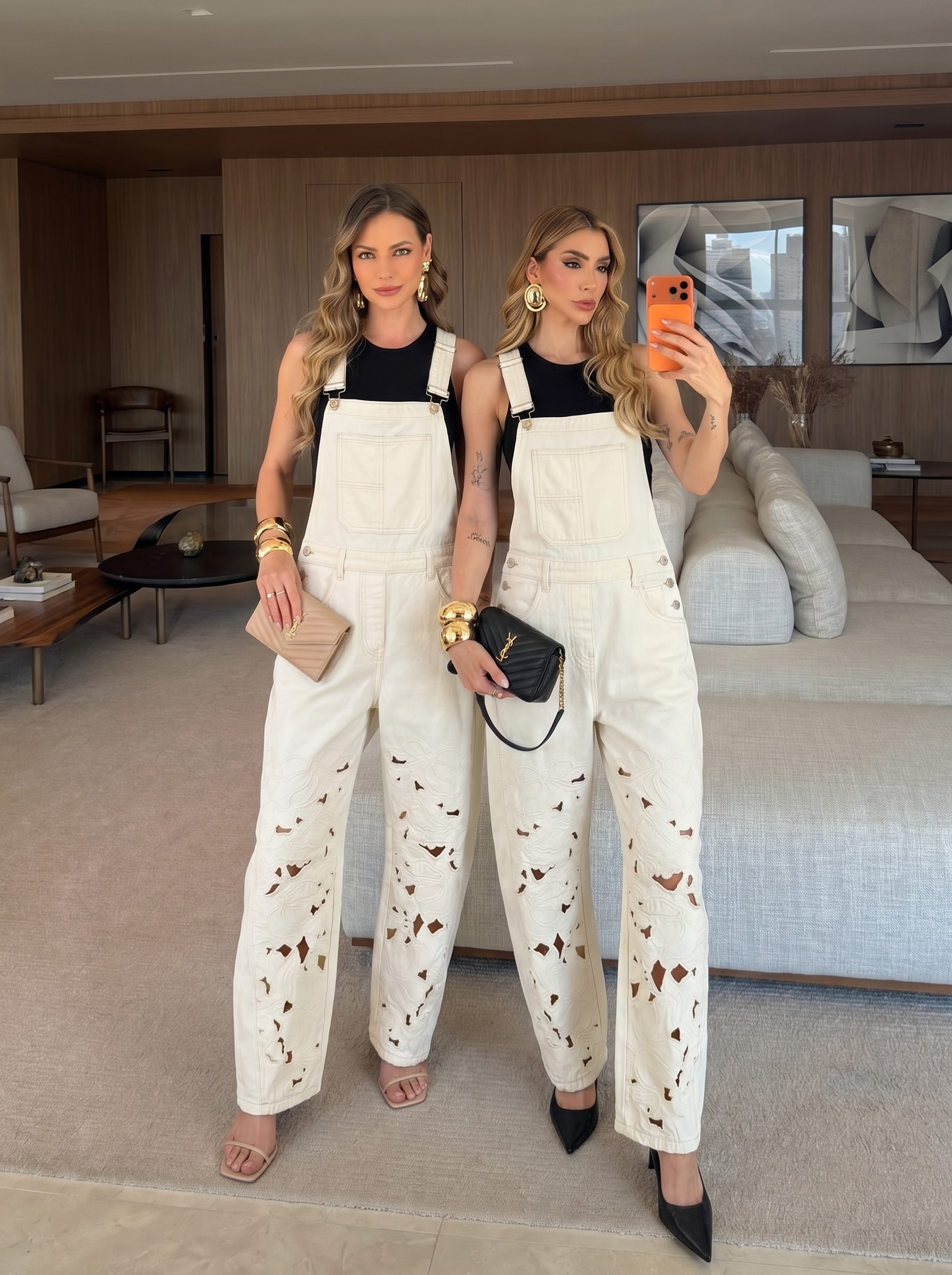 DOLCE VITA EMBROIDERED OVERALL