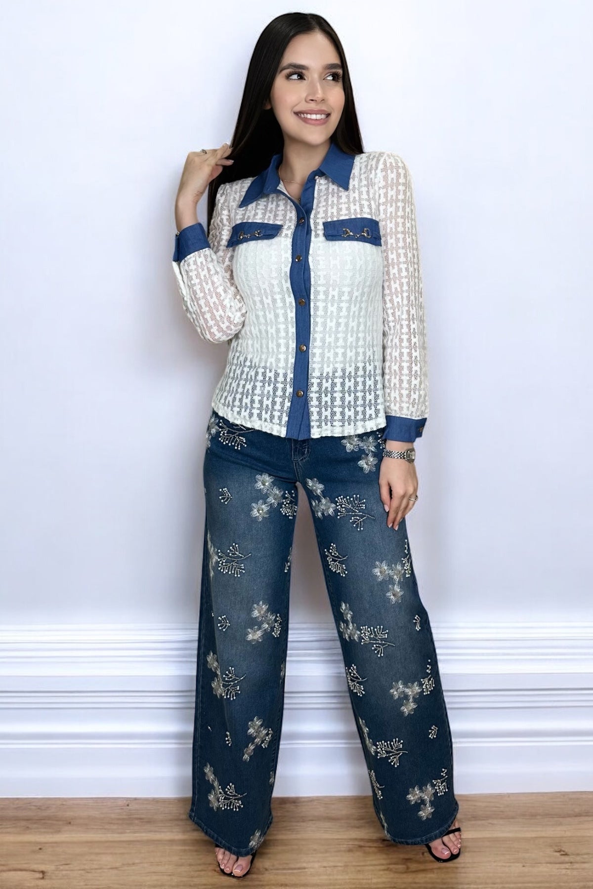 LUCCI DESIGNER STYLE BLOUSE