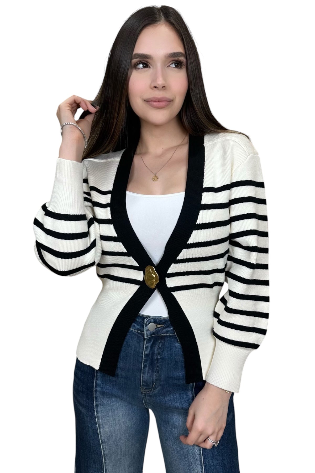 THE LINES GOLD SWEATER
