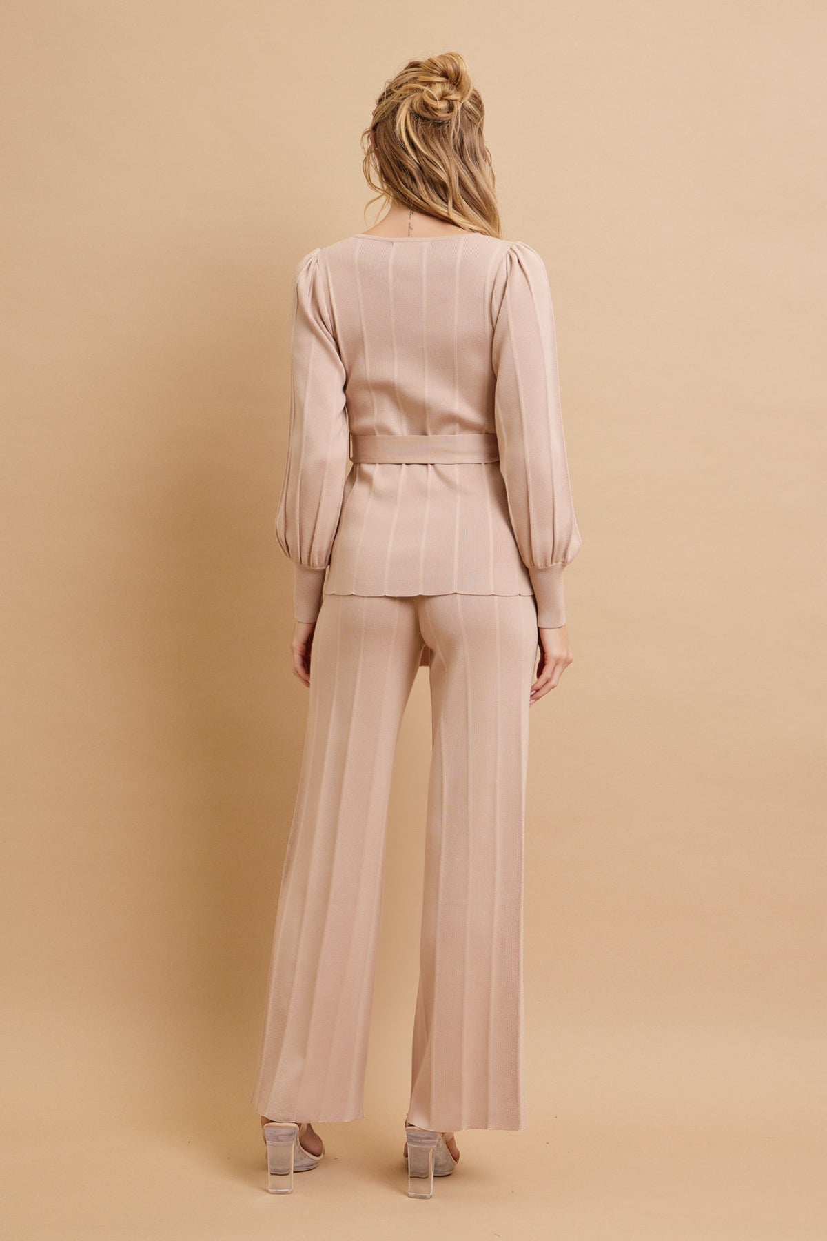 PORTOFINO BEIGE KNITTED SET