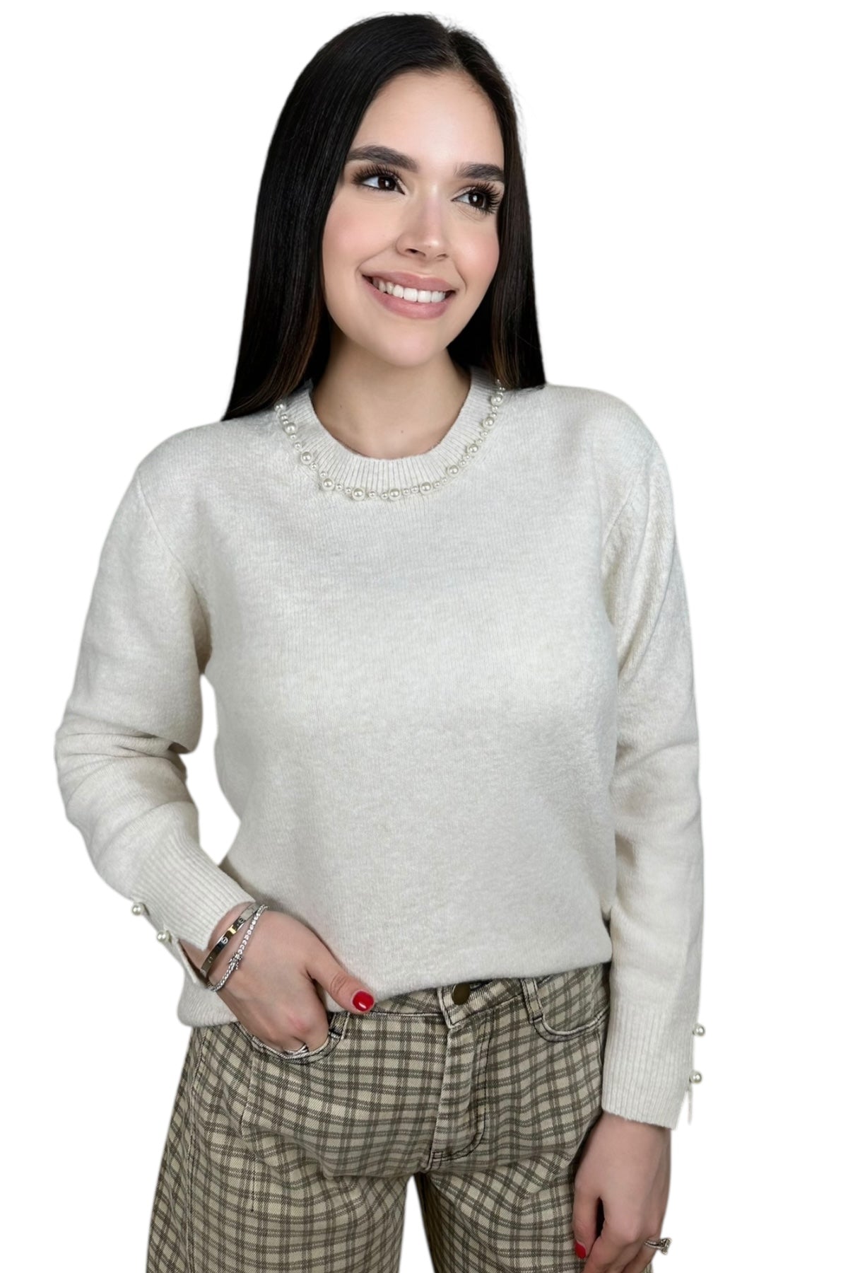 PERLA DETAIL SWEATER