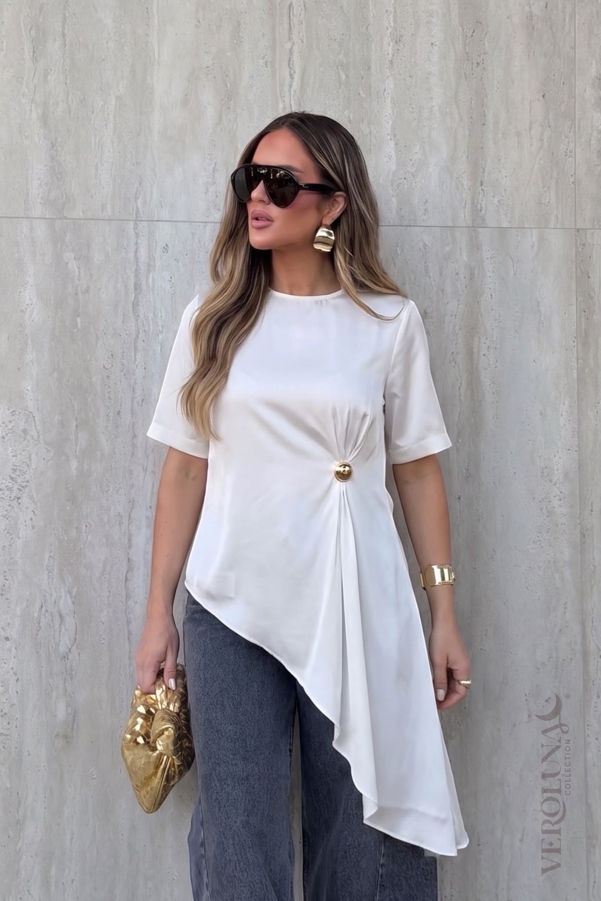 FANCY BLOUSE - PEARL