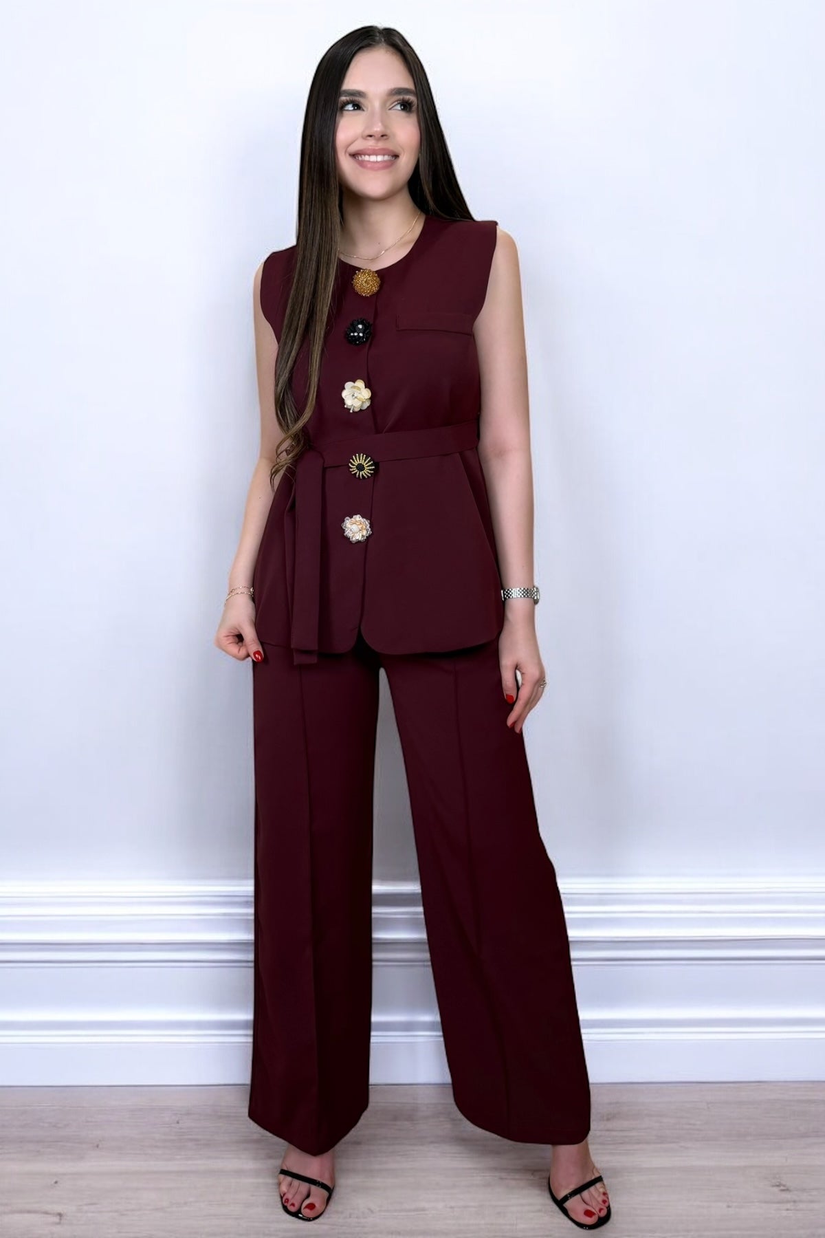 BURGUNDY ICON GLAM SET