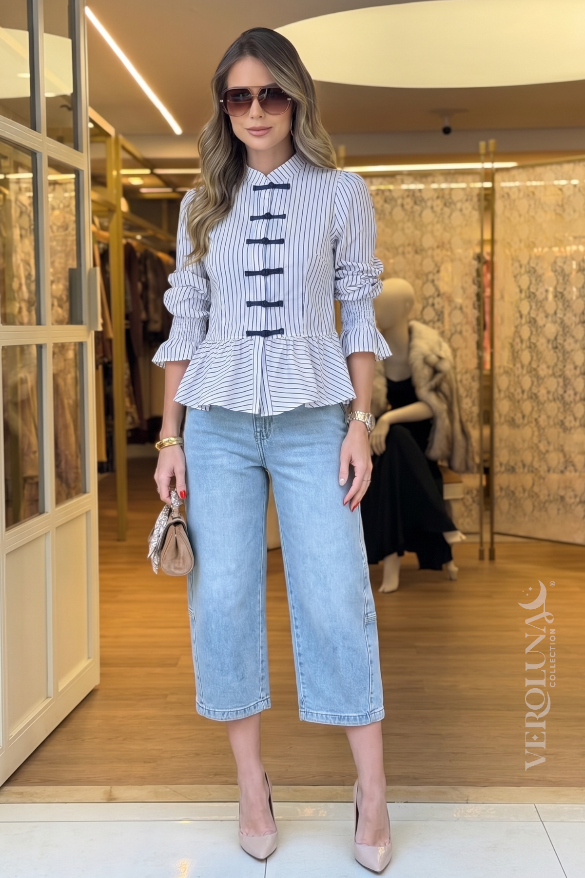 NAPOLEON STRIPES BLOUSE
