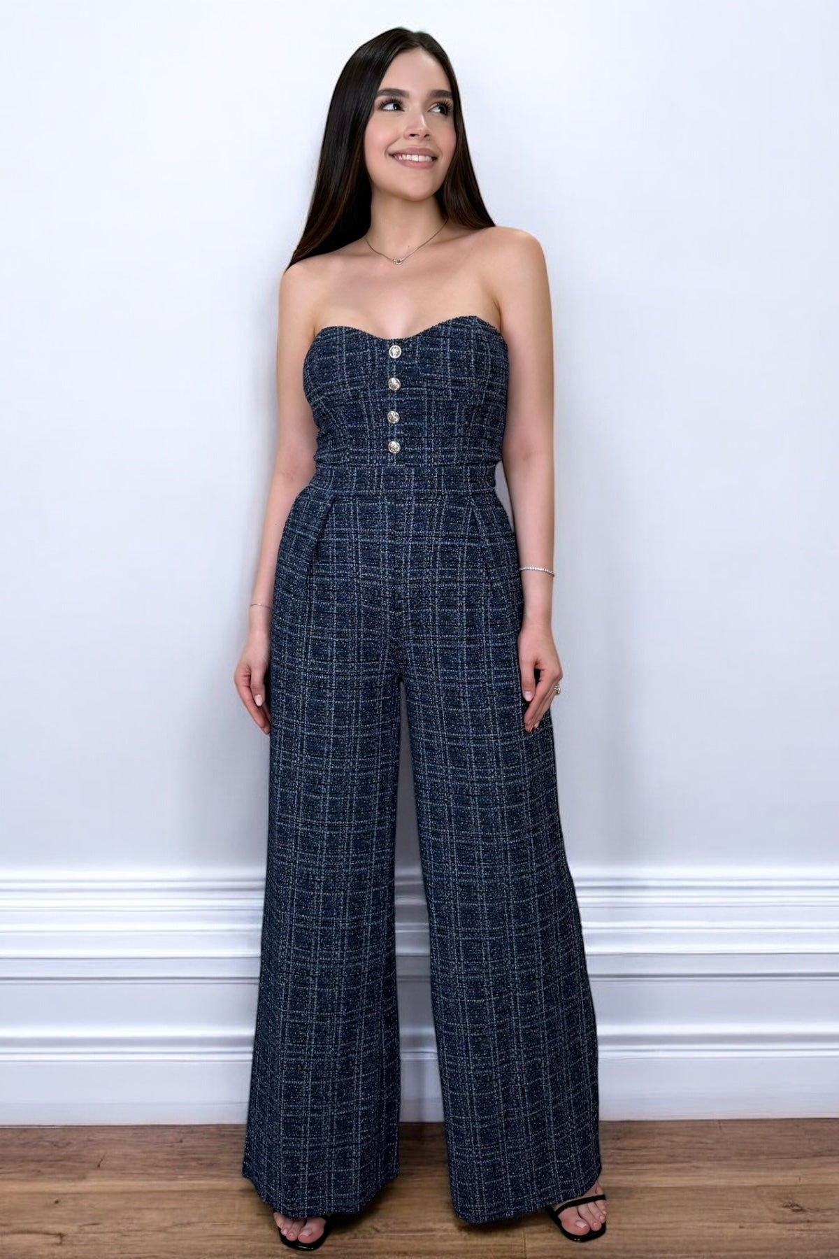 THE PERFECT TWEED JUMPSUIT
