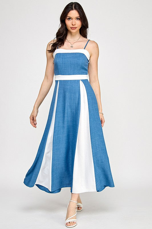 SHERLY DRESS - BLUE